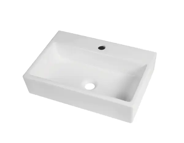 Primaster Keramikwaschbecken 52,5 cm Lioara weiß Primaster Keramikwaschbecken 52,5 cm Lioara weiß