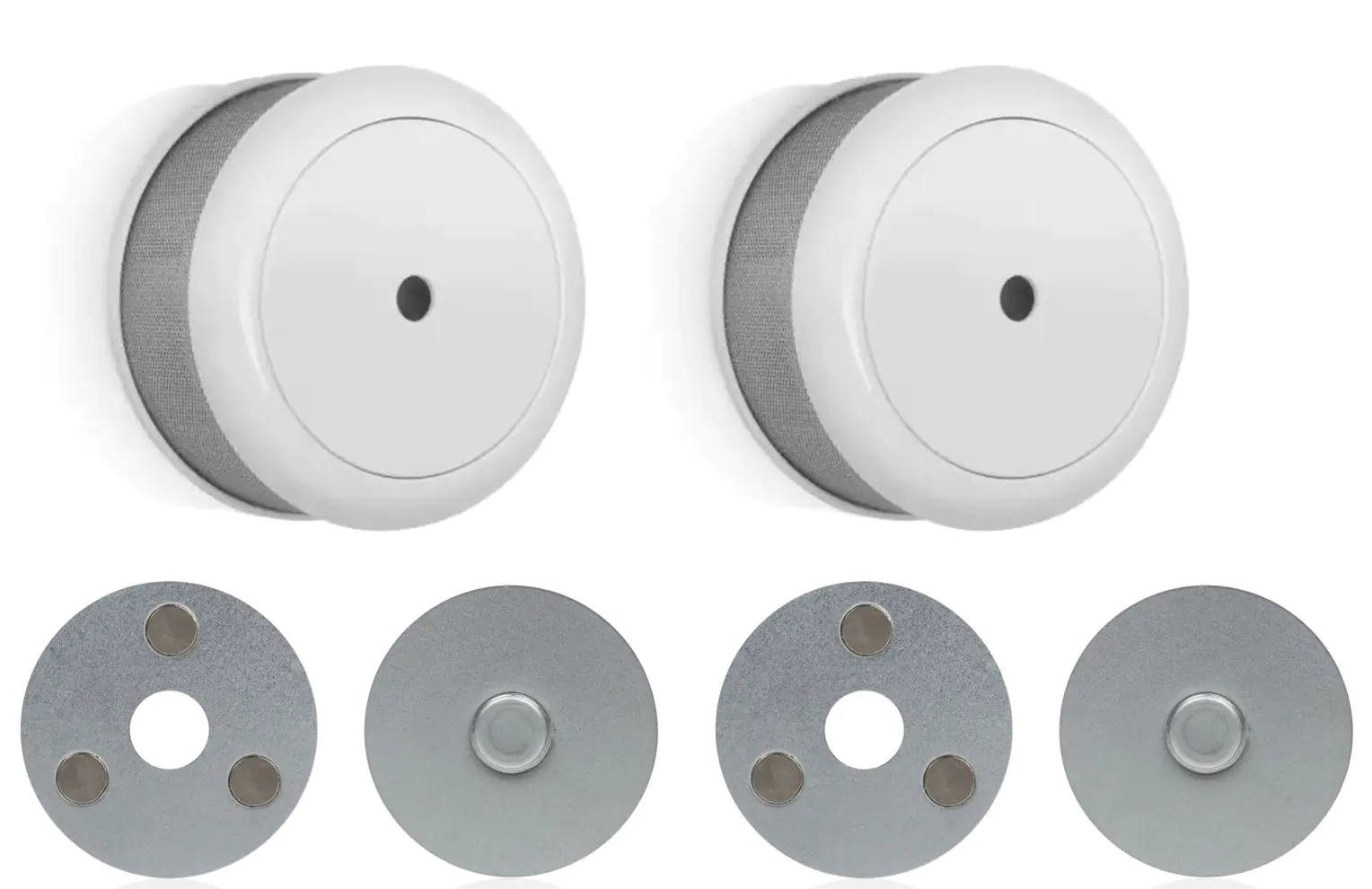 2er Rauchmelder mini Set mit Magnetbefestigung