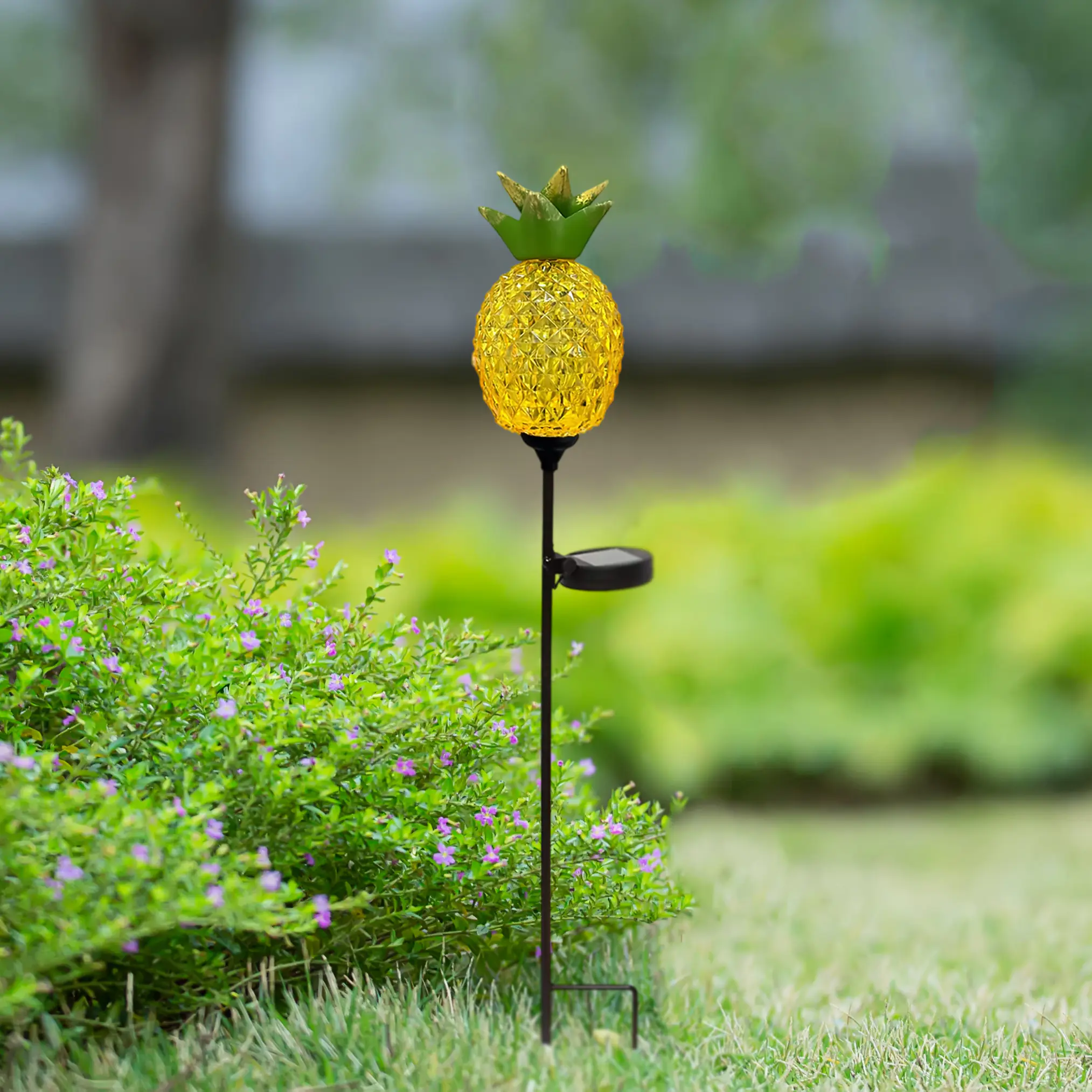 Dapo LED Solarstecker Ananas warmweiß