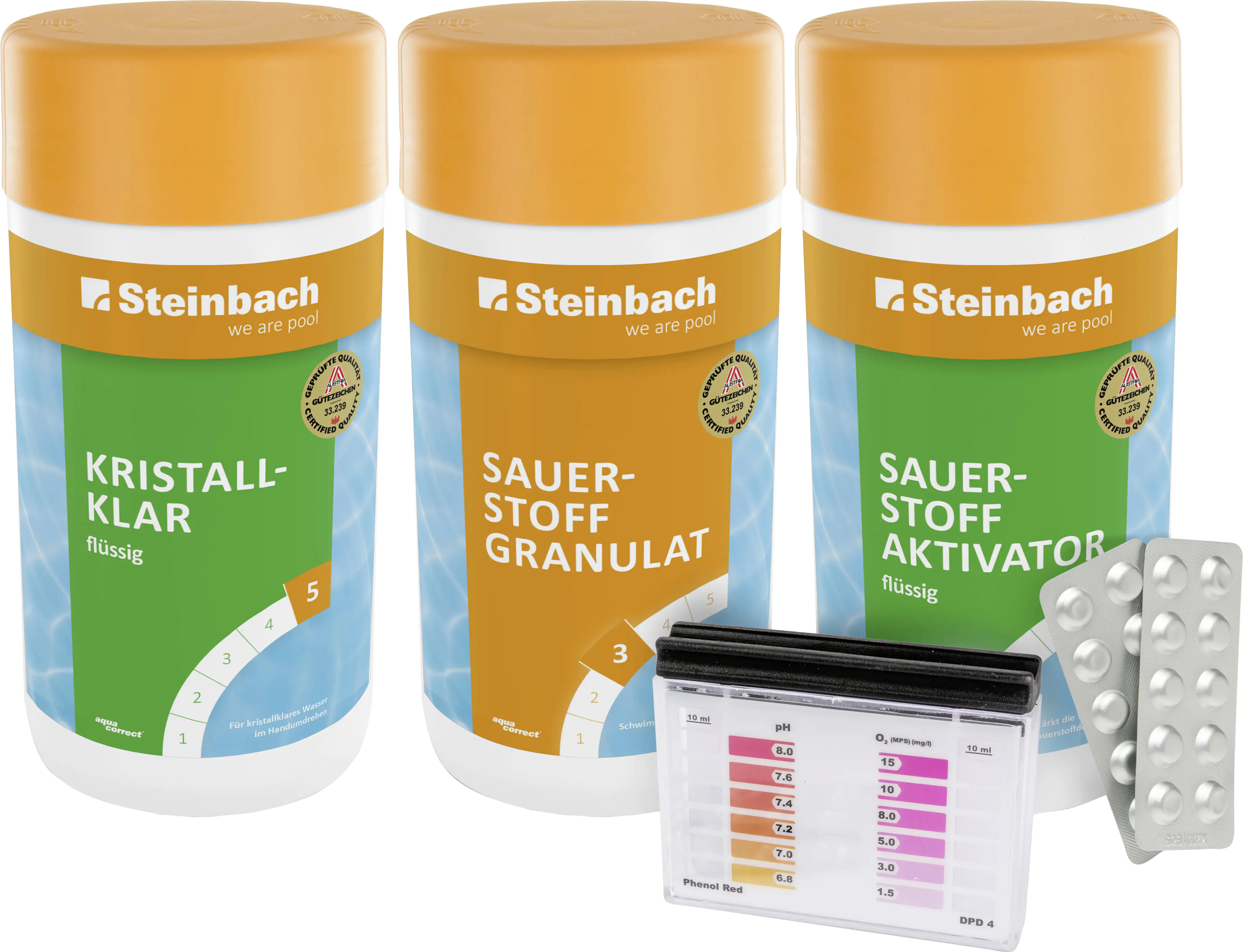 9008748999816 Steinbach Sauerstoff Starterset für Kartuschenfilter