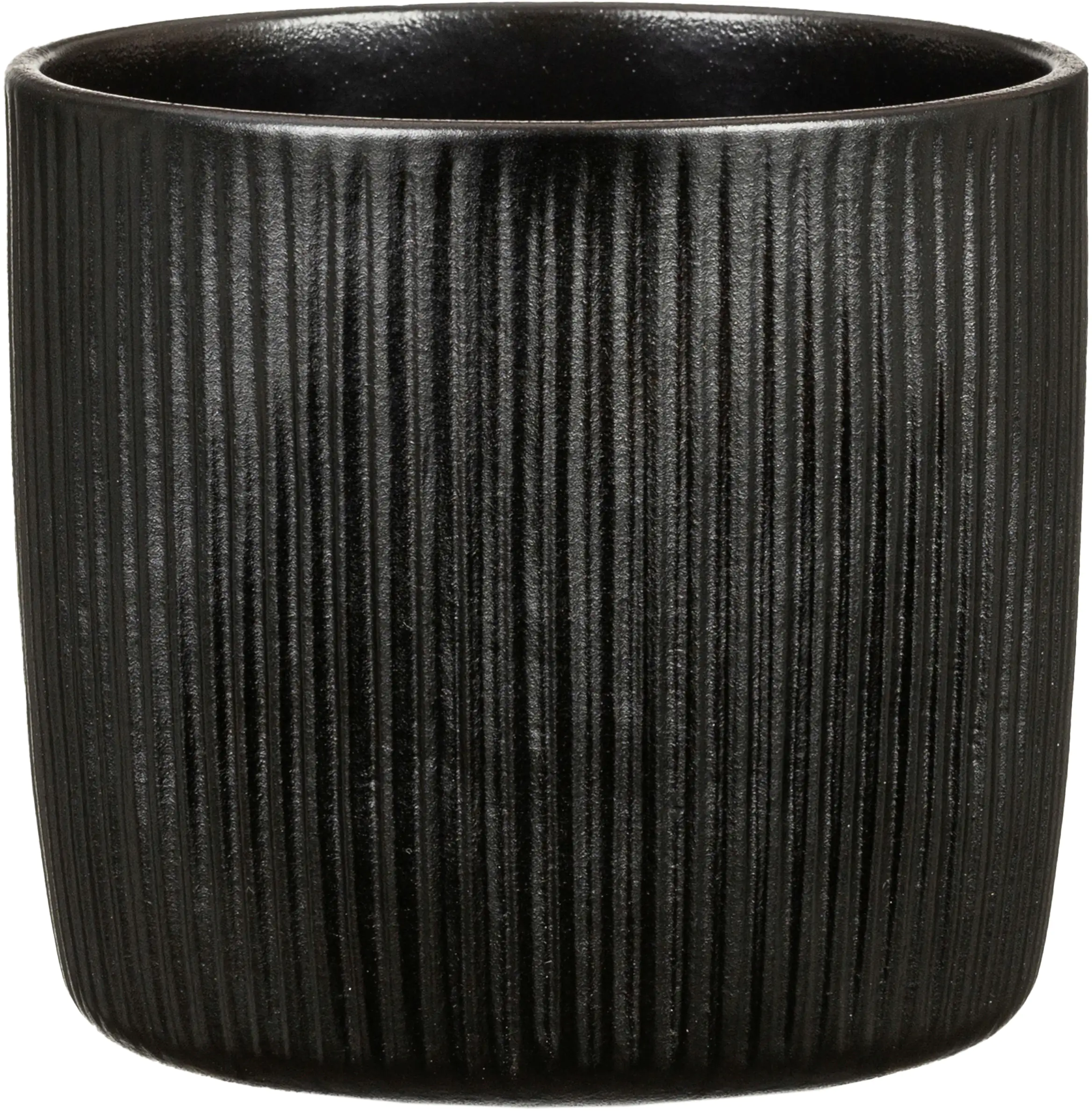 Scheurich Übertopf Solido Linea Ø 17,6 x 16 cm ebano schwarz Scheurich Übertopf Solido Linea Ø 17,6 x 16 cm ebano schwarz