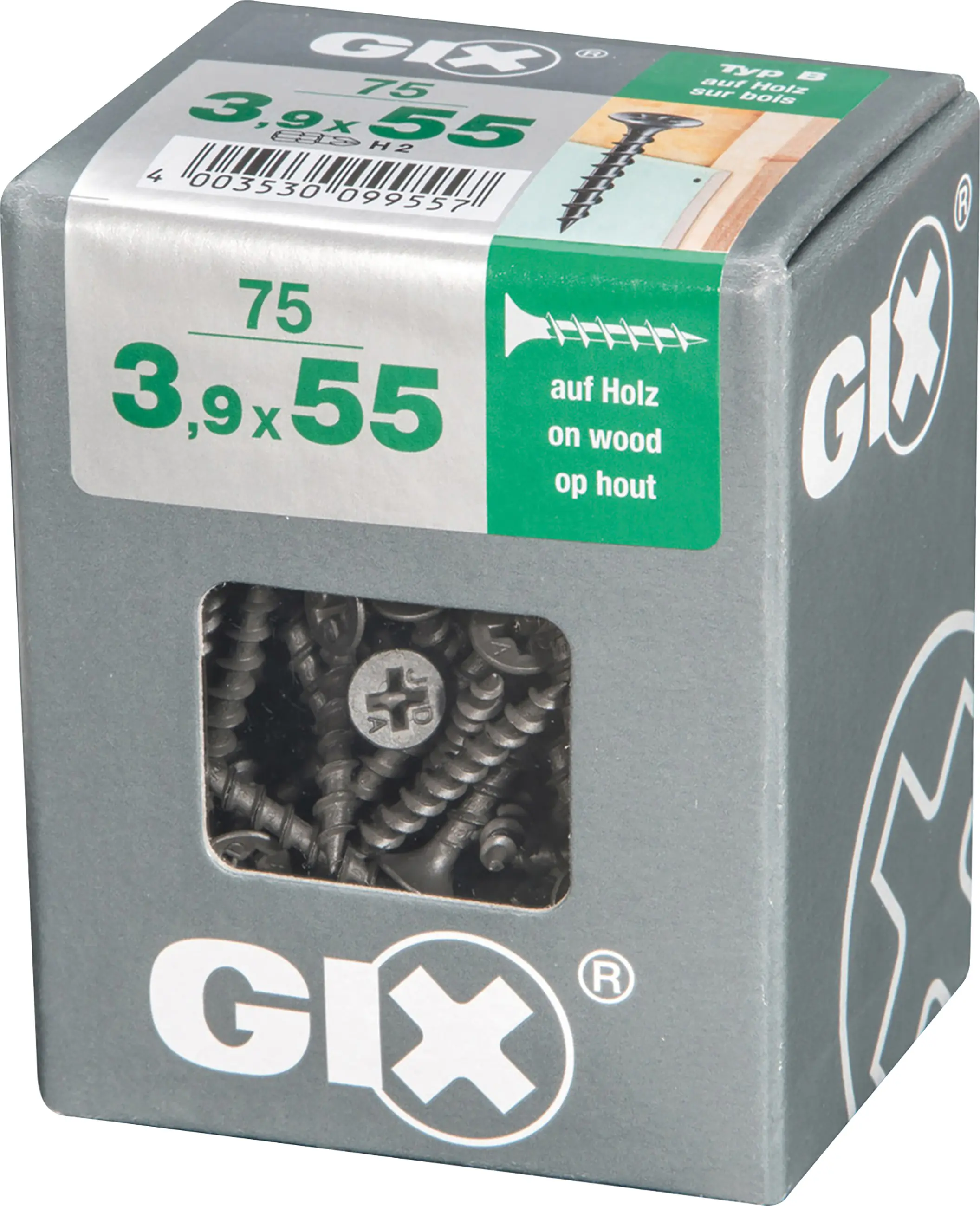 Spax Schnellbauschrauben 3,9 x 55 mm H2 Vollgewinde - 75 Stk.