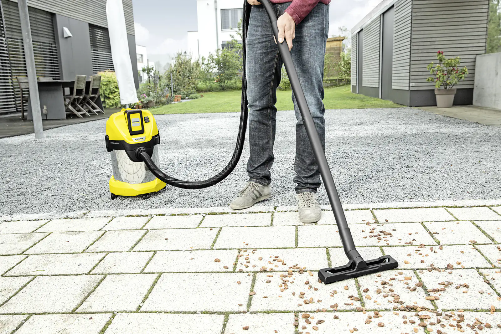 Kärcher Akku-Nass-Trockensauger WD 3 36 V 2,5 Ah 17 l, Edelstahl Kärcher Akku-Nass-Trockensauger WD 3 36 V 2,5 Ah 17 l, Edelstahl