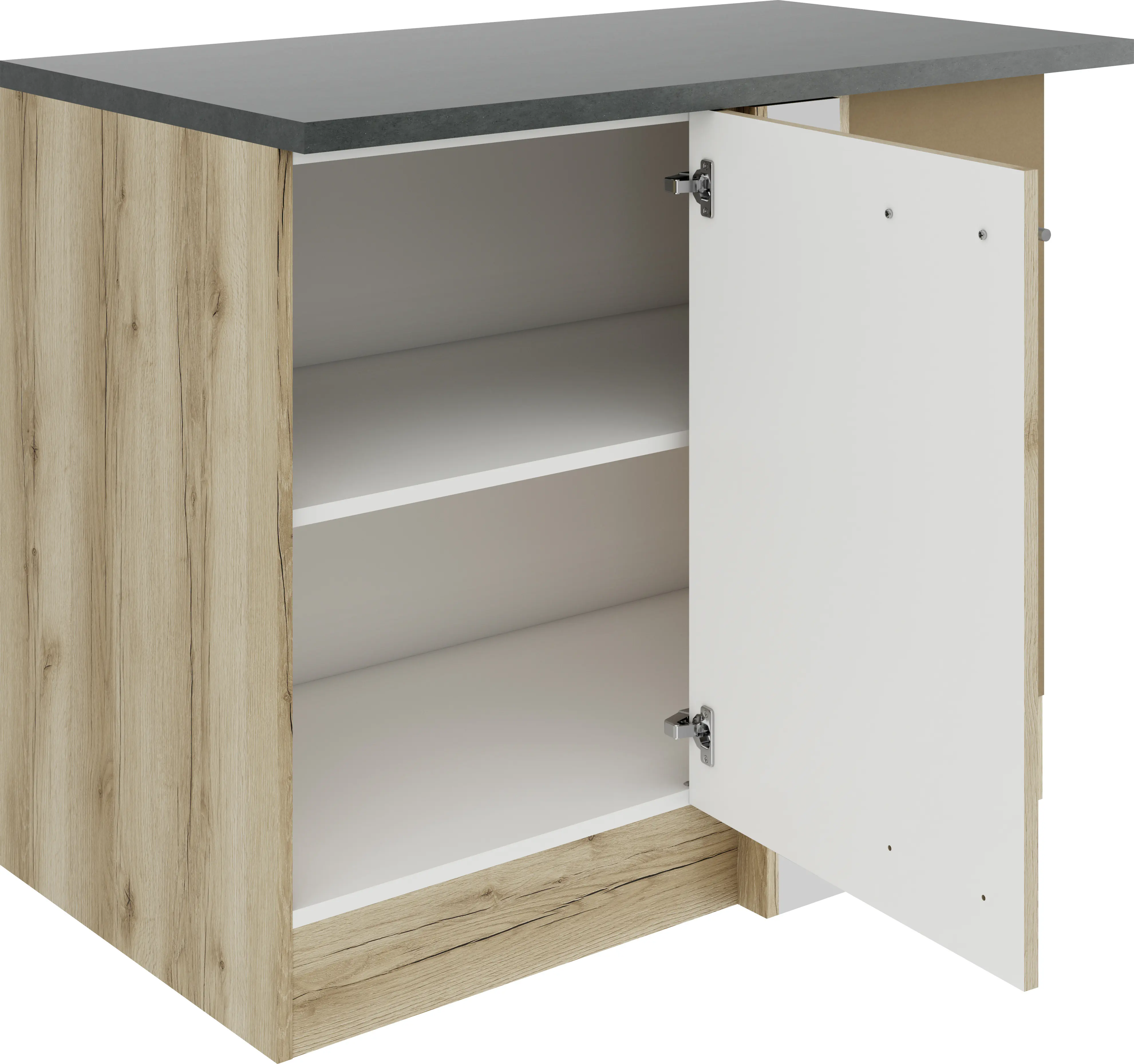 Optifit Eckunterschrank Livorno 290 eiche 110 cm