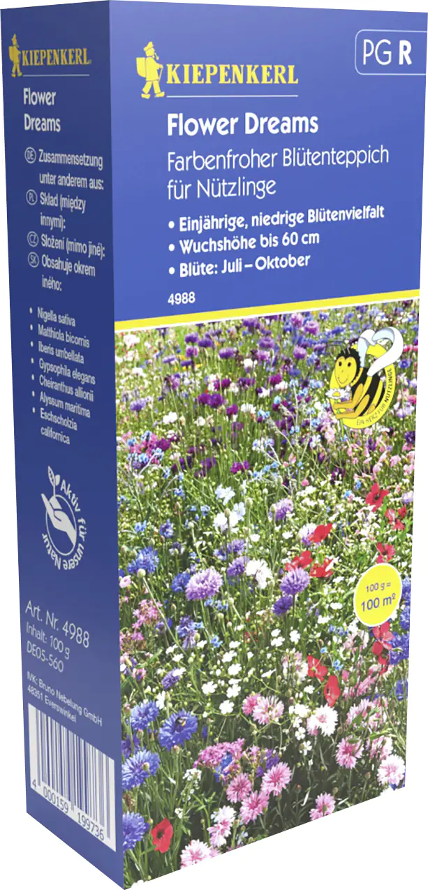 Kiepenkerl Blumenmischung Flower Dreams Inhalt reicht für ca. 100 m²