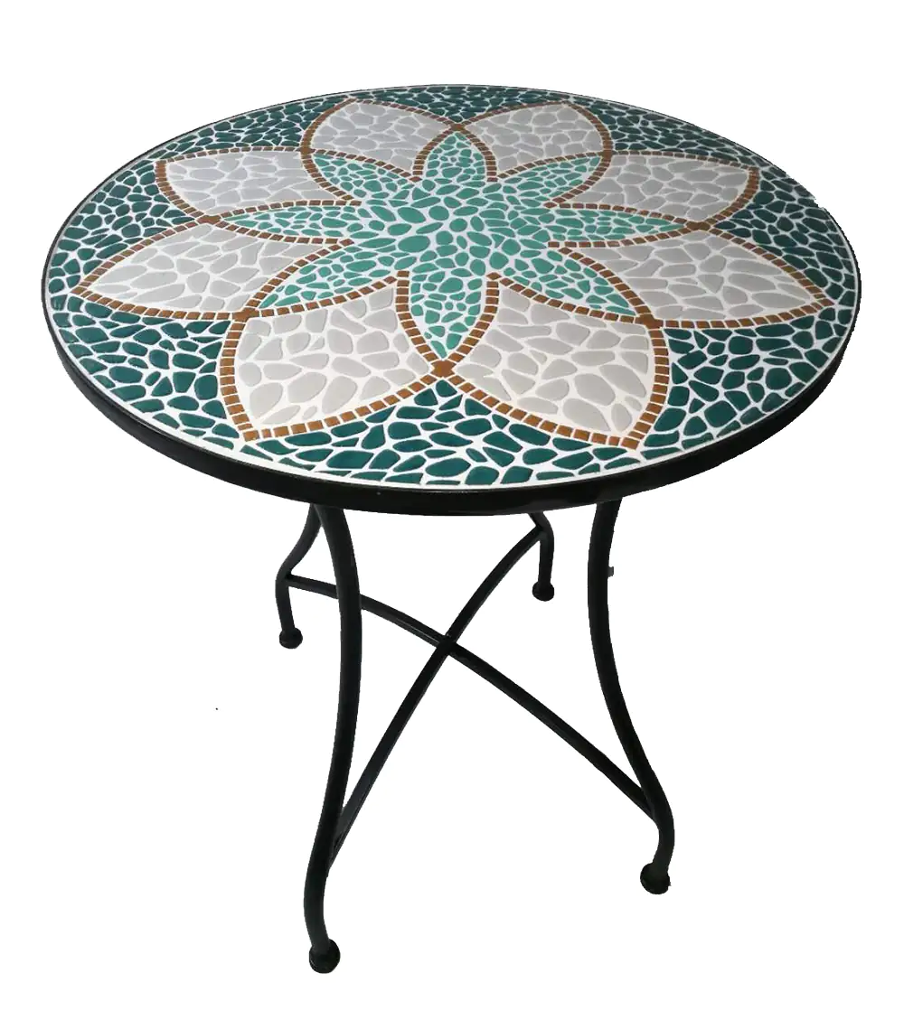 Primaster Mosaik Rundtisch Ø60cm Höhe: 72 cm, rund, Mosaik bunt