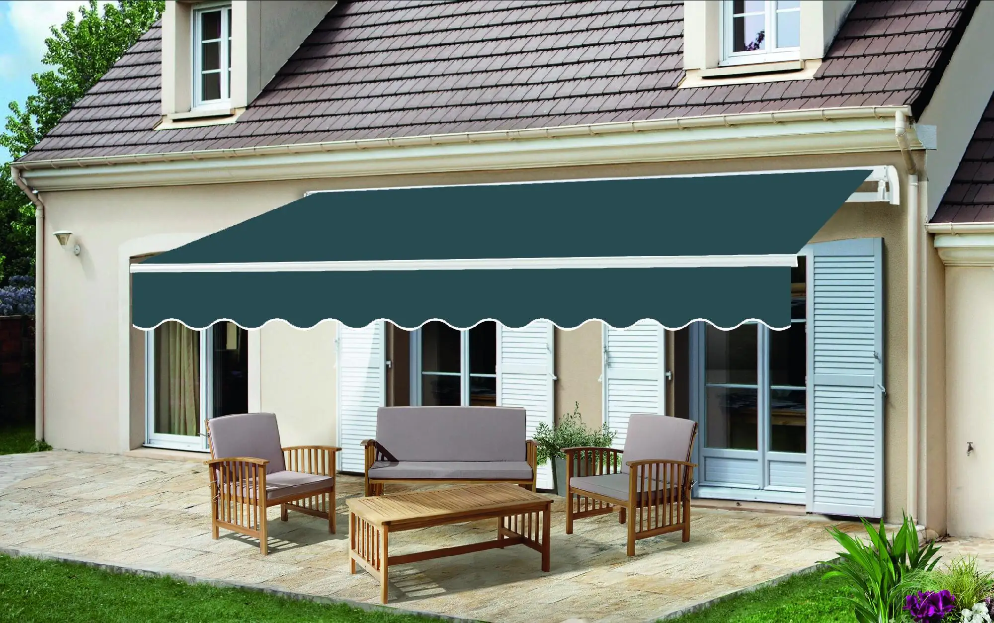 TrendLine Gelenkarm-Markise 3 x 2,5 m Dark Grey TrendLine Gelenkarm-Markise 3 x 2,5 m Dark Grey