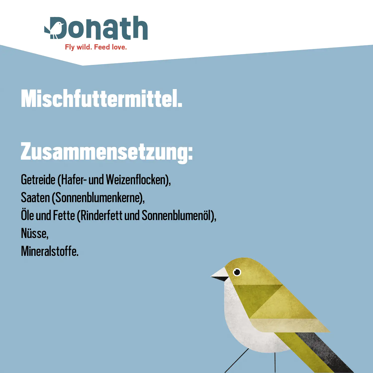 4260681740664_2834007 Donath Energie-Knödel Meisenknödel Klassisch 50 x 100 g