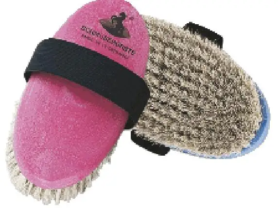 Kerbl Pferde-Schmusebürste original Haas