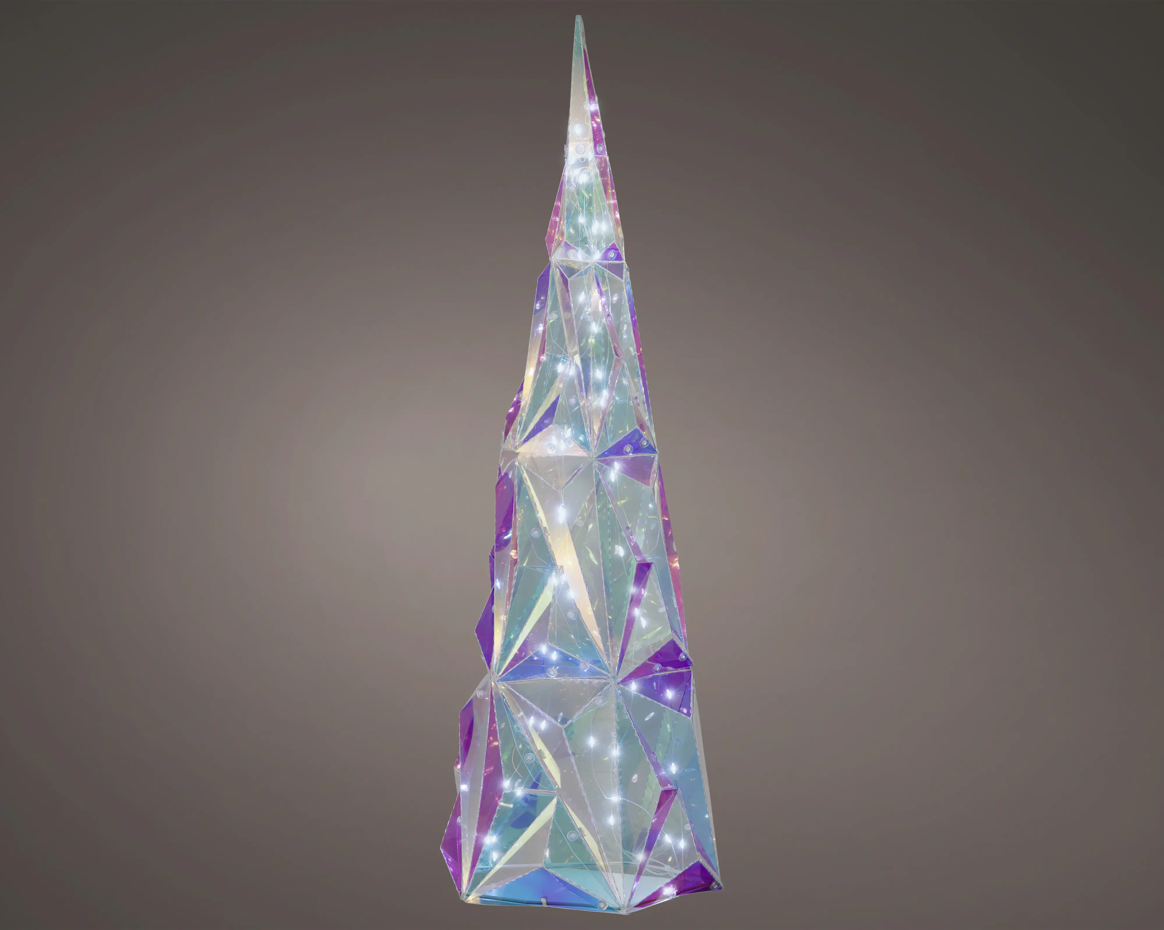 Lumineo Mikro LED Konus 19 x 19 x 61 cm kaltweiß für Innen 60 LED