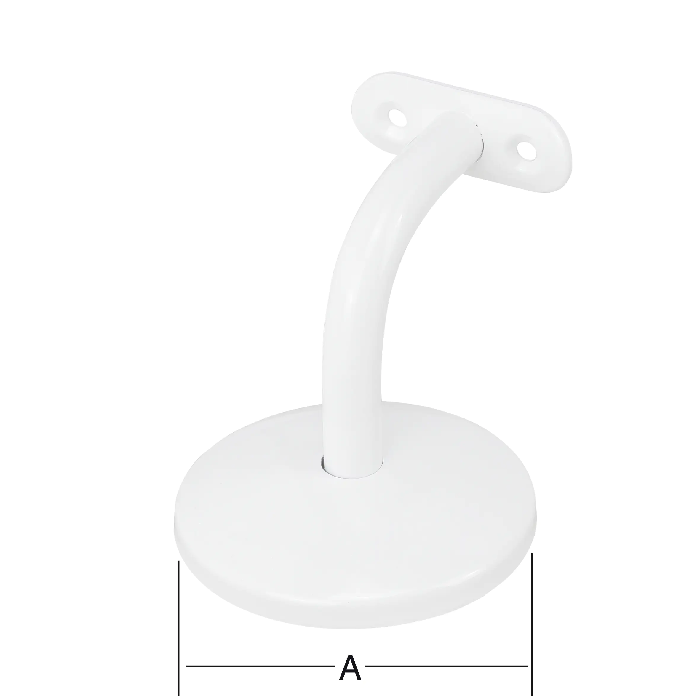 Vormann Handlaufstützen weiß Ø 75 mm