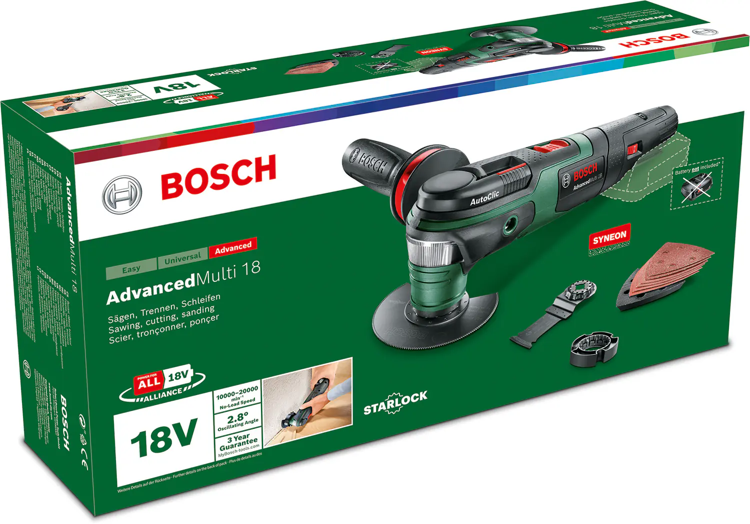 Bosch Akku-Multifunktionswerkzeug AdvancedMulti 18V inkl. Akku Bosch Akku-Multifunktionswerkzeug AdvancedMulti 18V inkl. Akku