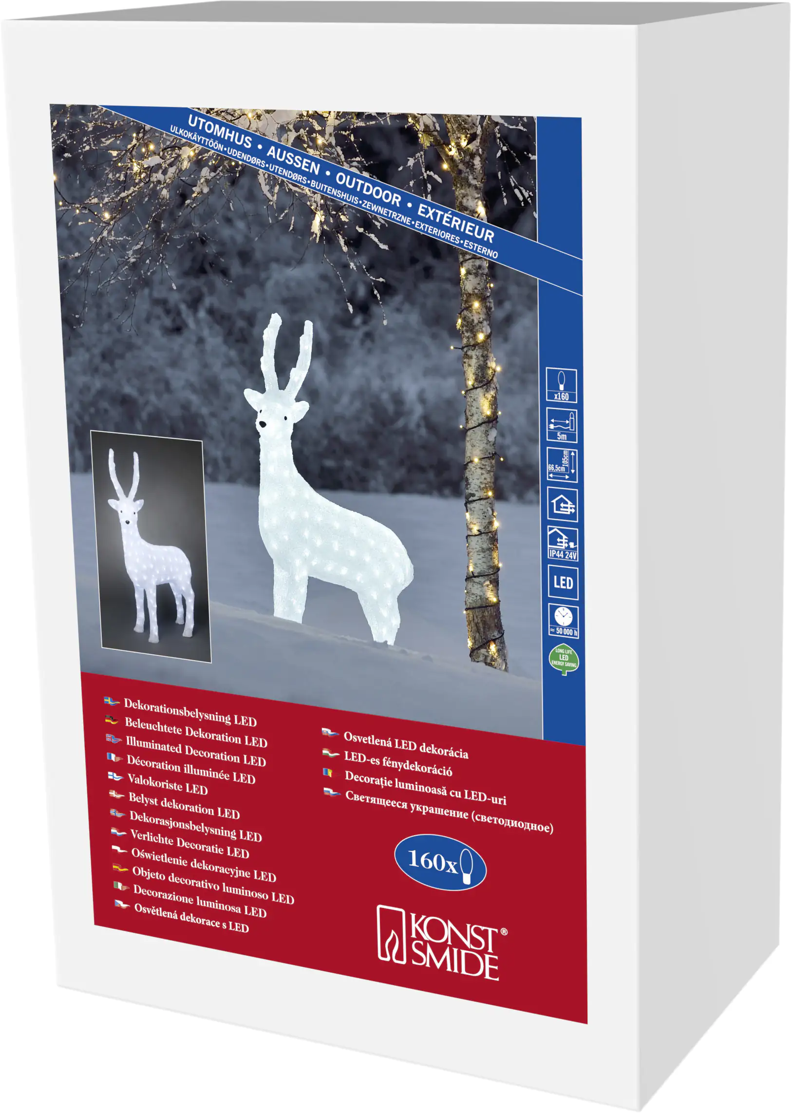 Konstsmide LED Acryl Rentier Konstsmide LED Acryl Rentier