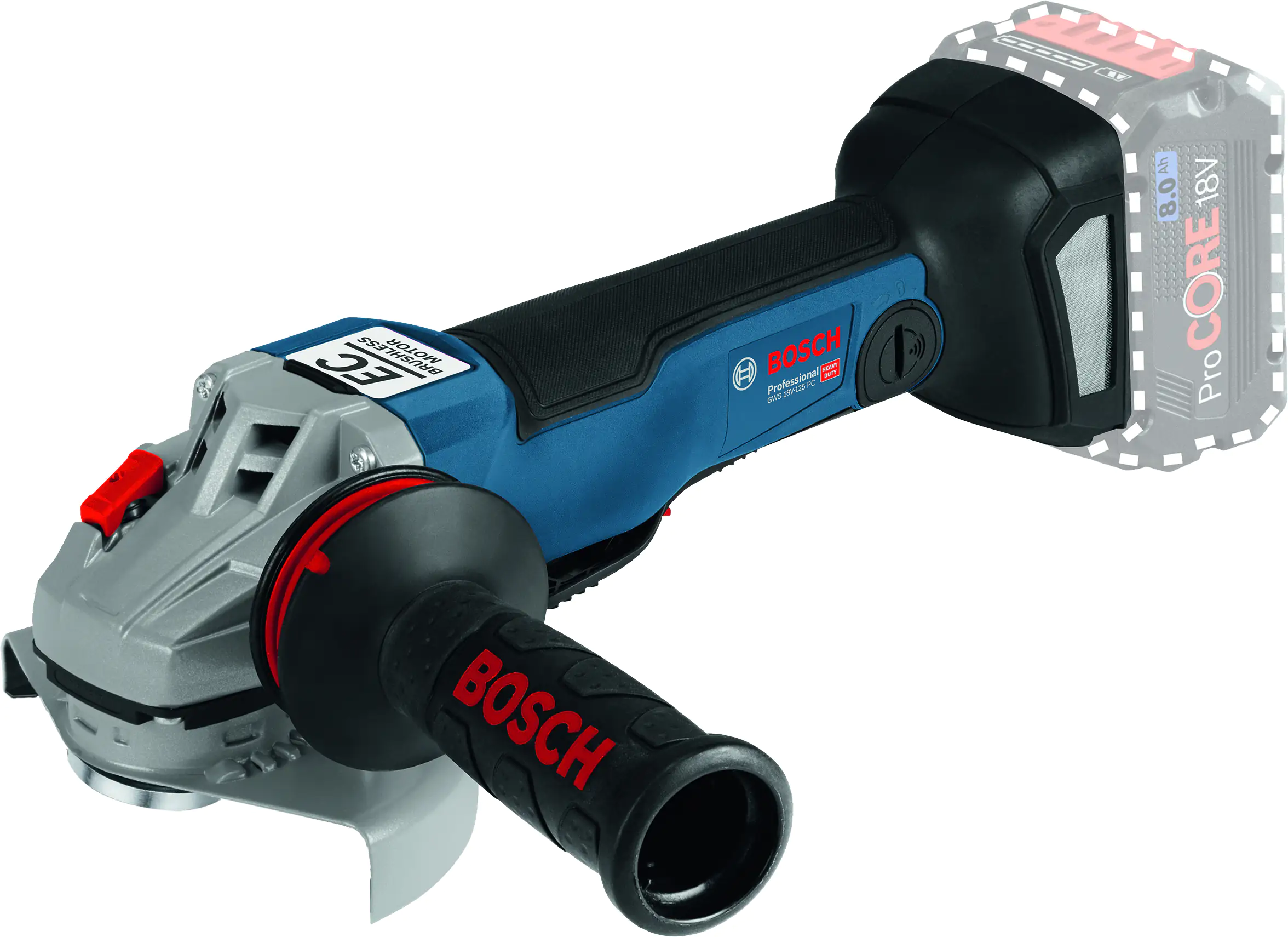 Bosch Professional Winkelschleifer GWS 18V-10 PC 9.000 min-1 M14 Bosch Professional Winkelschleifer GWS 18V-10 PC 9.000 min-1 M14