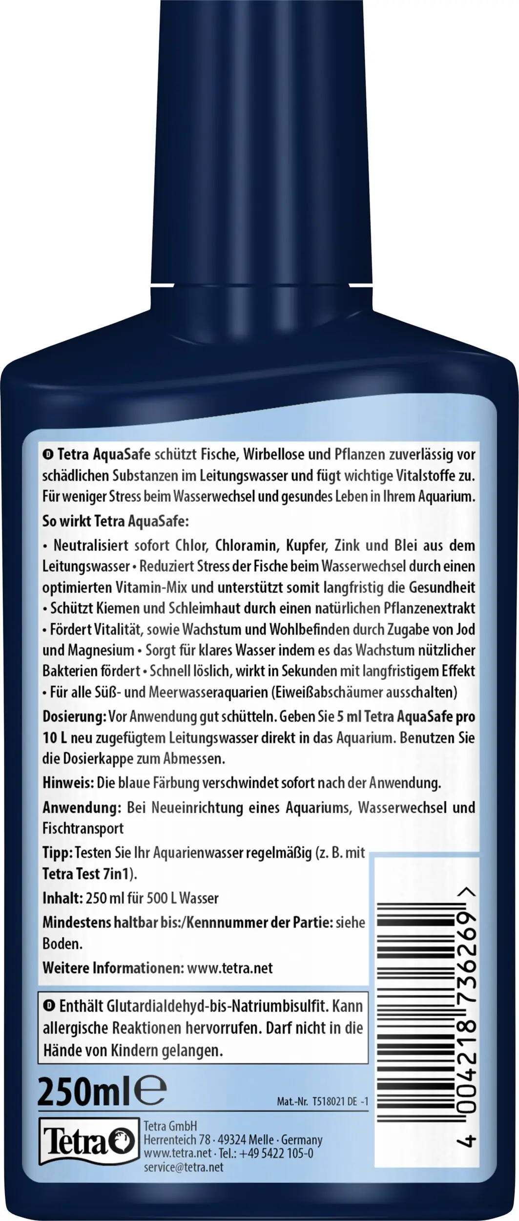 Tetra AquaSafe 250 ml