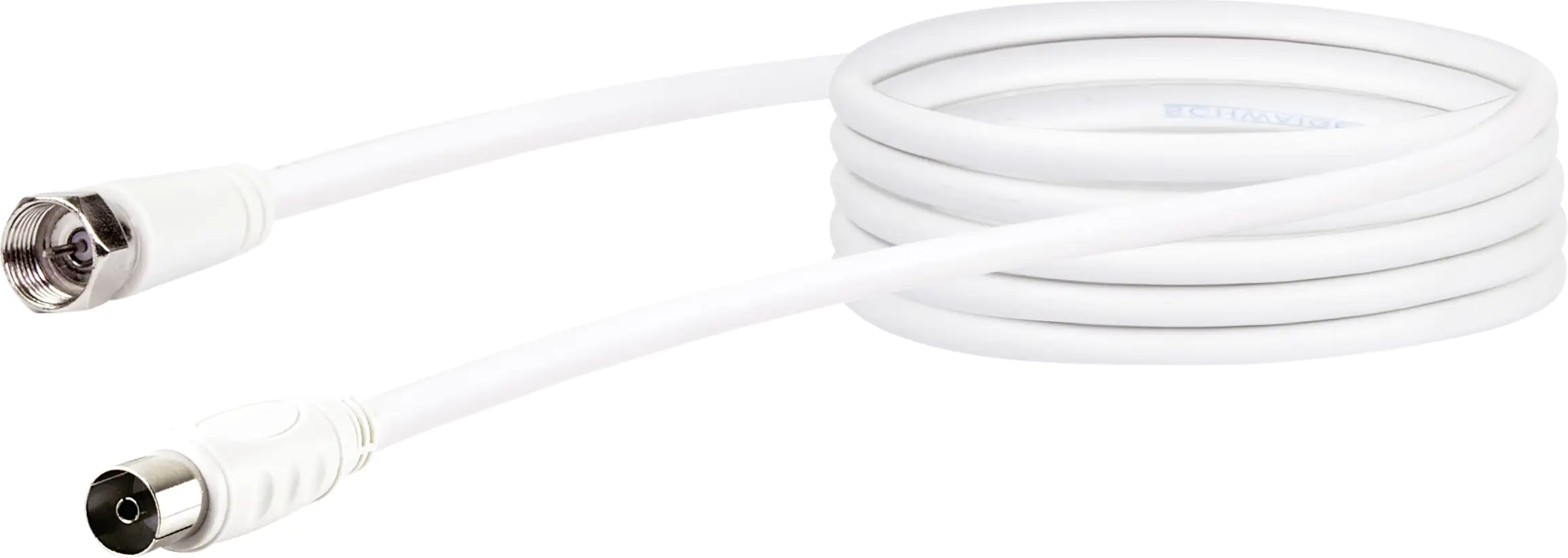 Schwaiger SAT Antennen Adapter Kabel KVCK173 532 (75dB) F IEC weiß, 3,0m, 1x F Stecker / 1x IEC Buch Schwaiger SAT Antennen Adapter Kabel KVCK173 532 (75dB) F IEC weiß, 3,0m, 1x F Stecker / 1x IEC Buch