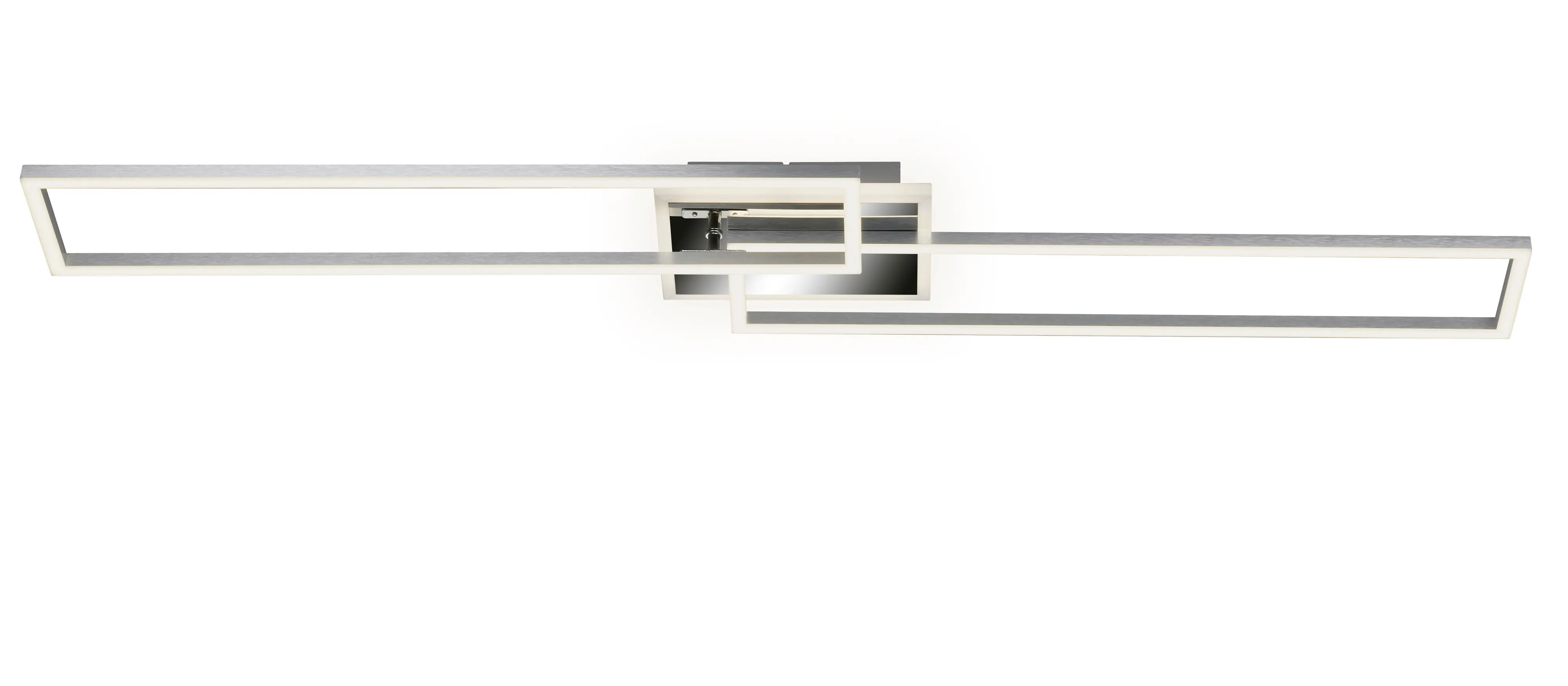 Briloner LED-Deckenleuchte Frame chrom 110 x 24,8 cm CCT dimmbar