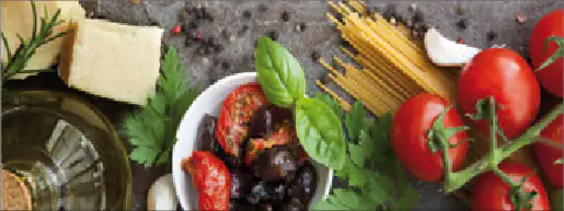 Deco-Glas Bild - Italienische Küche 80 x 30 cm