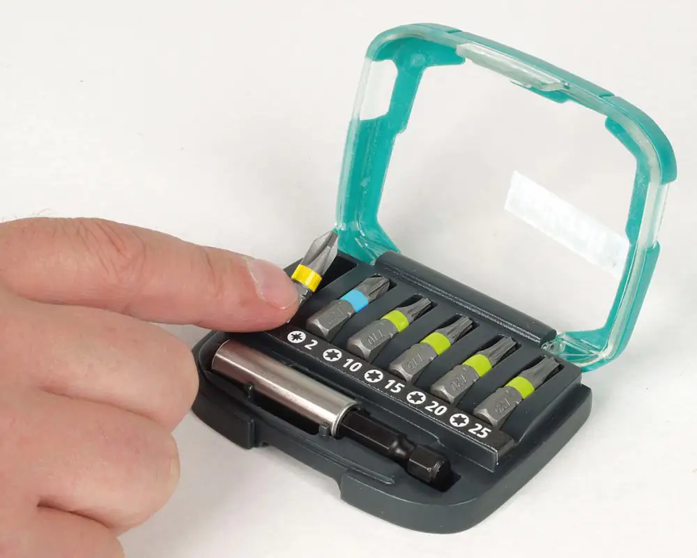 Wolfcraft Bit-Set PZ 7-teilig