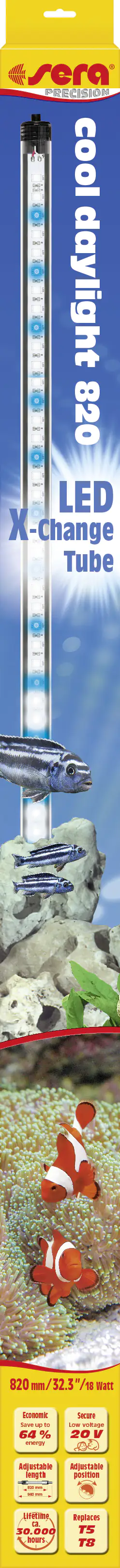 Sera Aquarium-Beleuchtung LED X-Change Tube cool daylight 820 - 1 Stück Sera Aquarium-Beleuchtung LED X-Change Tube cool daylight 820 - 1 Stück