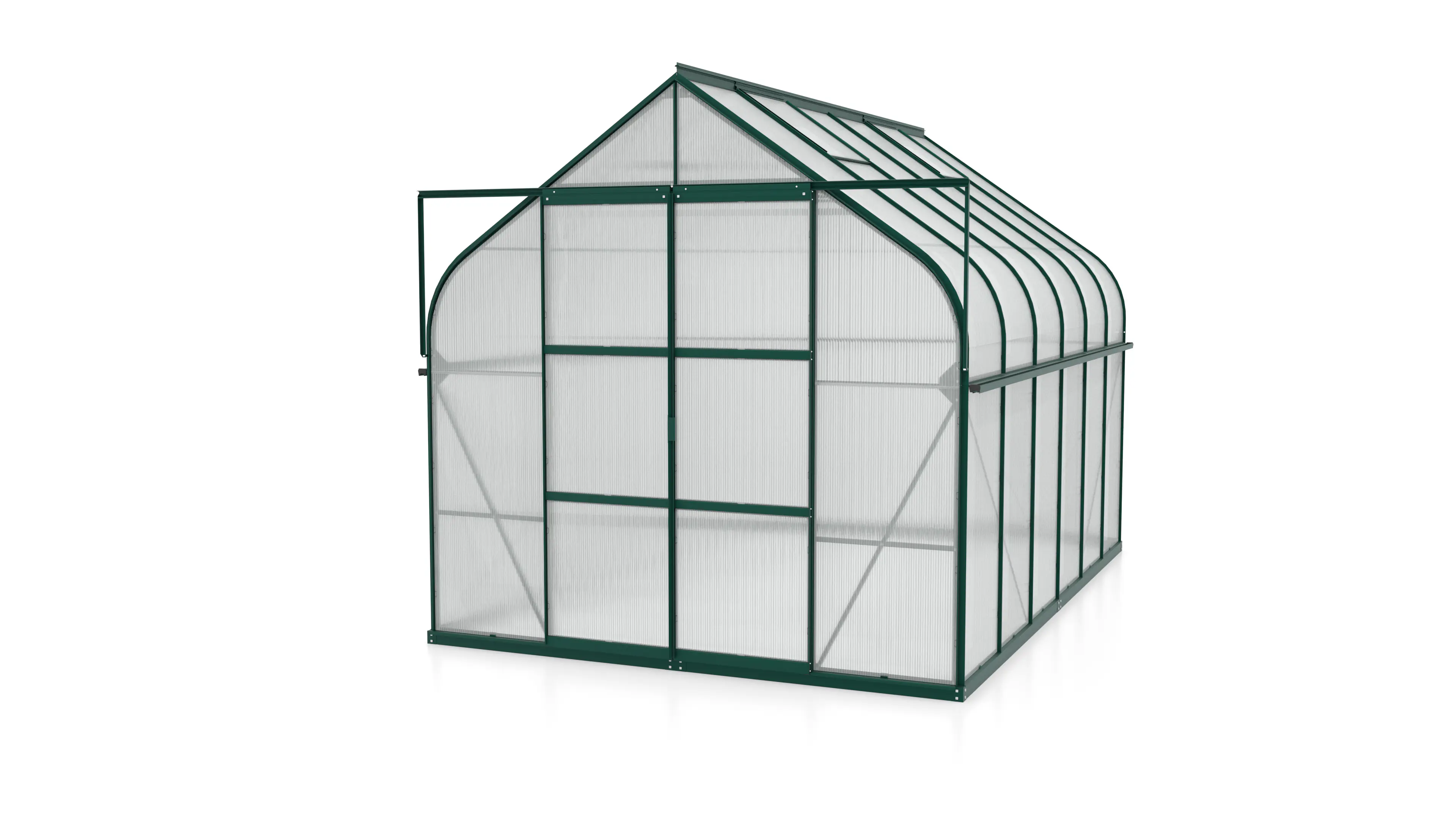 Vitavia Gewächshaus-Set Dione 9900 HKP 4 mm smaragd 254 x 378 cm 