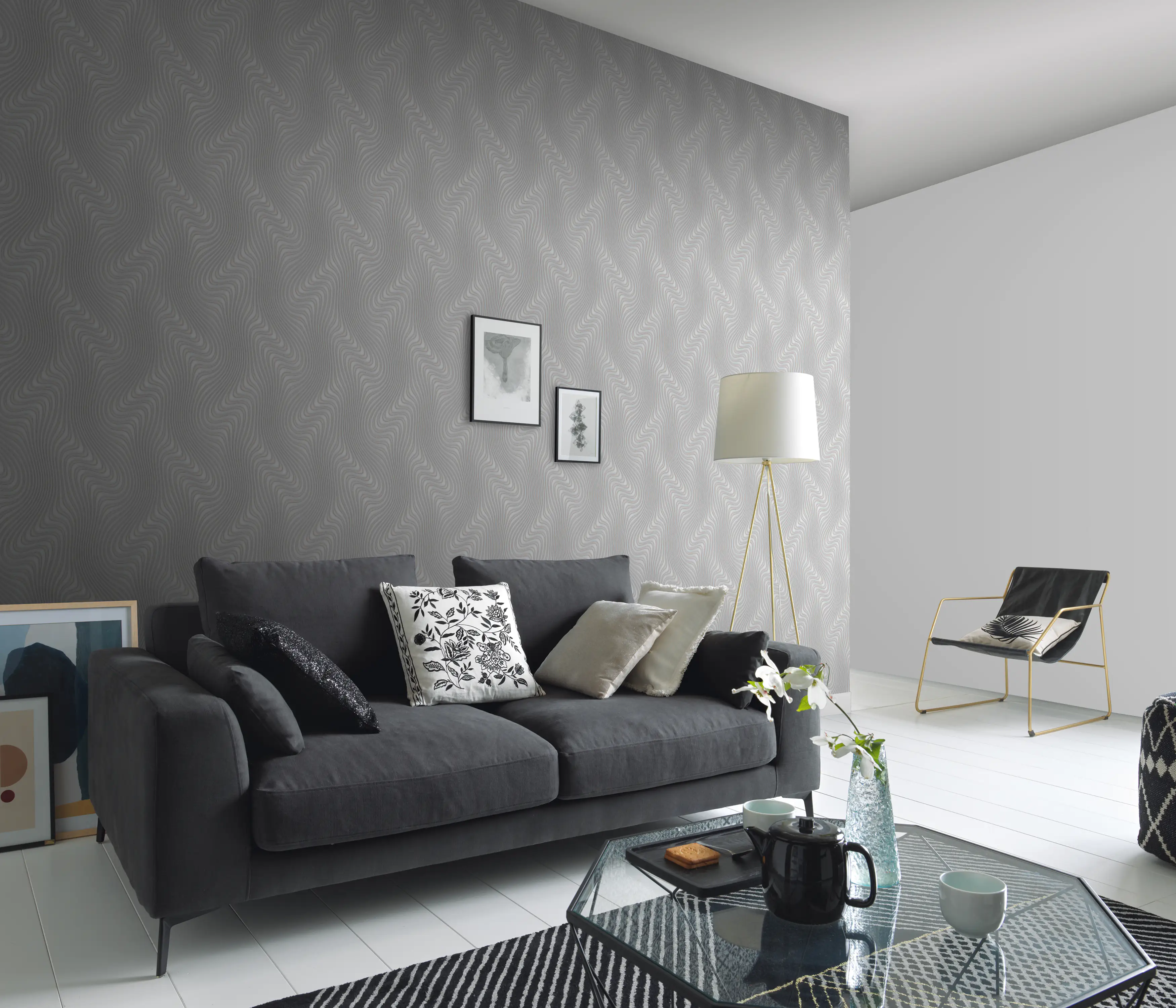 4002790209447_2 Guido Maria Kretschmer Vliestapete 10146-43 Fashion For Walls welle hellblau 10,05 x 0,53 m