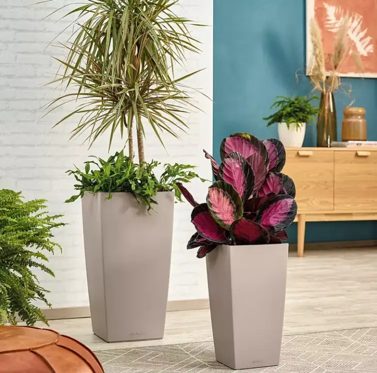 Lechuza Pflanzgefäß Cubico Color 40 weiß