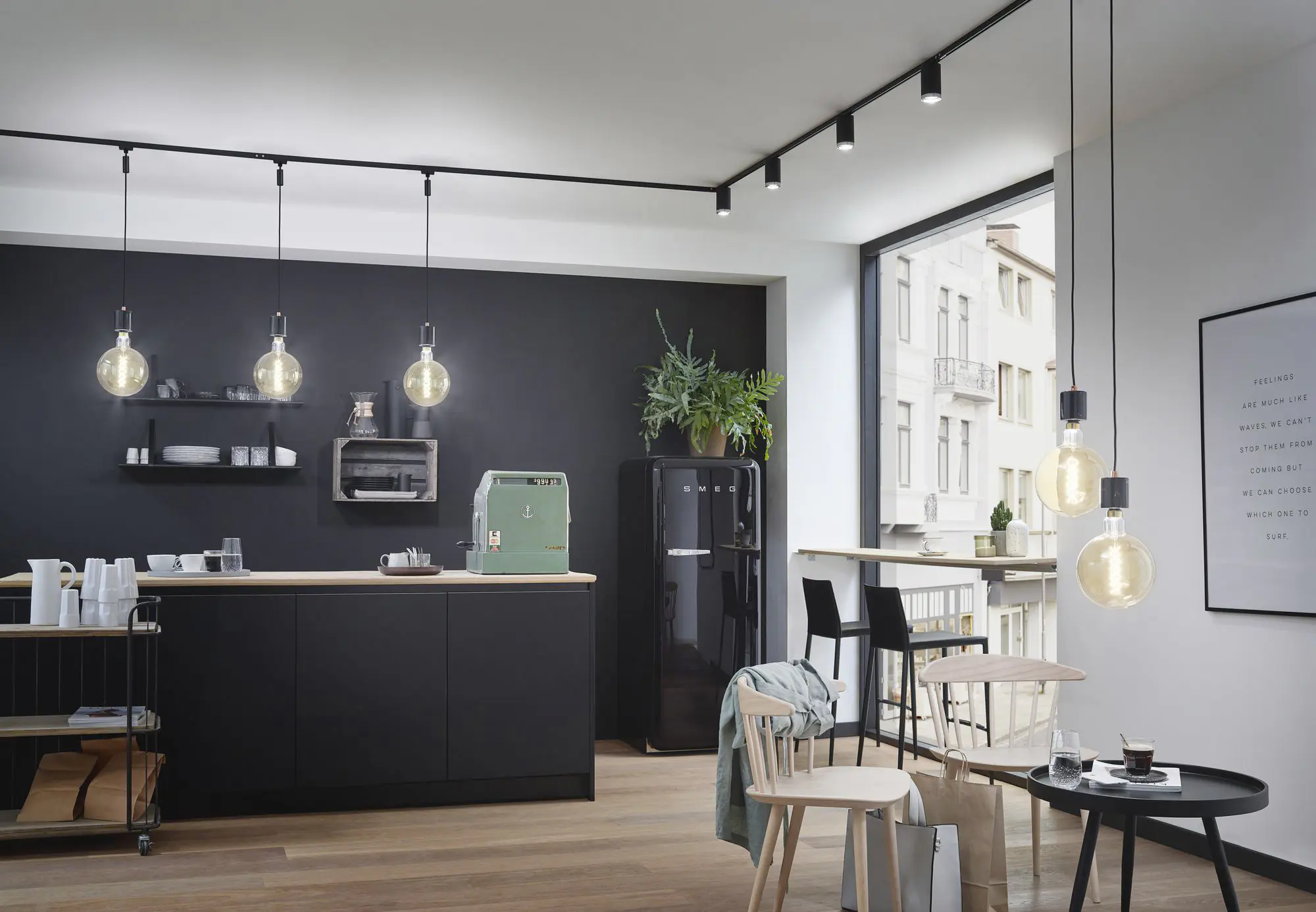 Paulmann LED Leuchtmittel Reflektor RAL9004 GU10 7W schwarz matt dimmbar