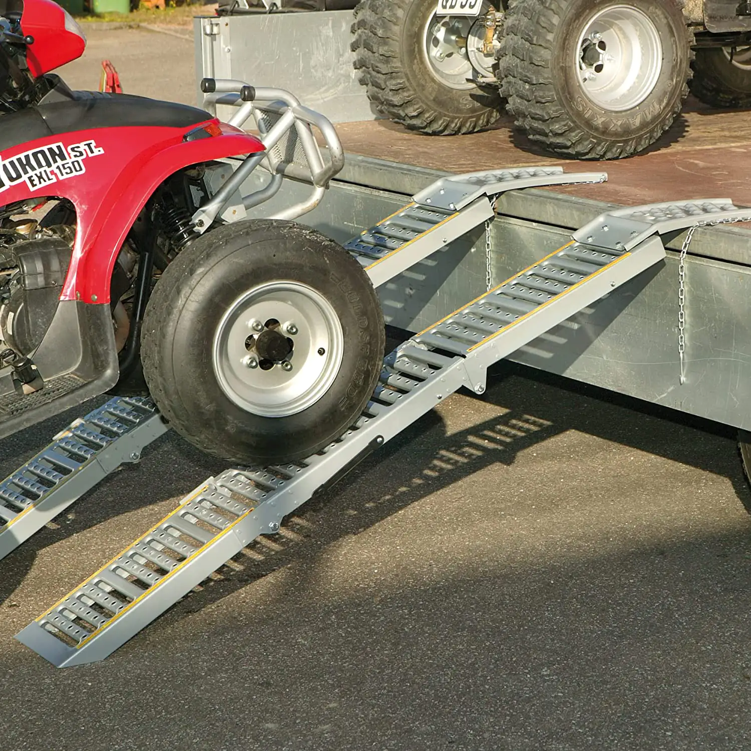 Unitec Auffahrrampe klappbar 200x25cm - 2 Stück