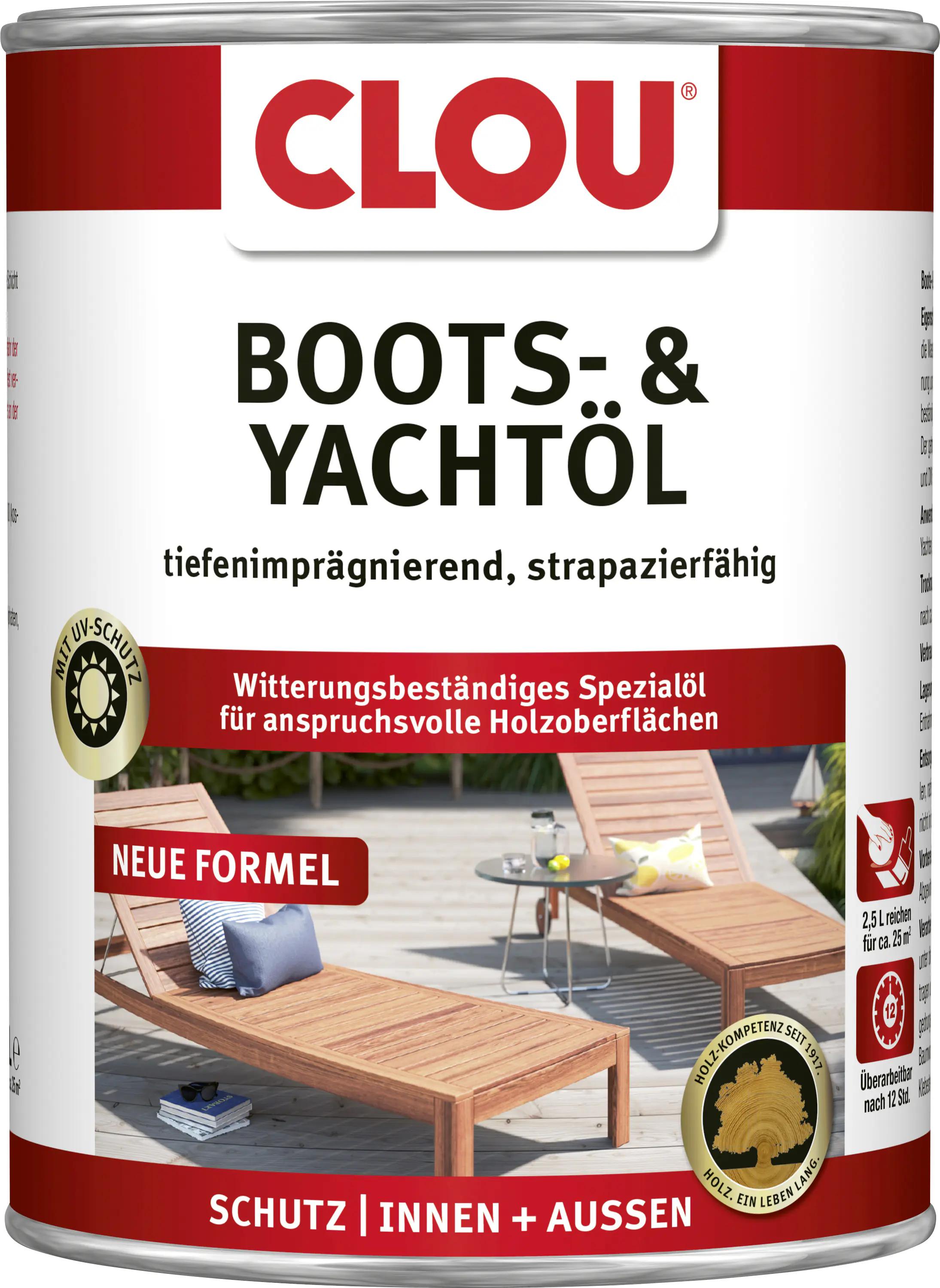 Clou Boots- & Yachtlack 2,5 L transparent  Clou Boots- & Yachtlack 2,5 L transparent