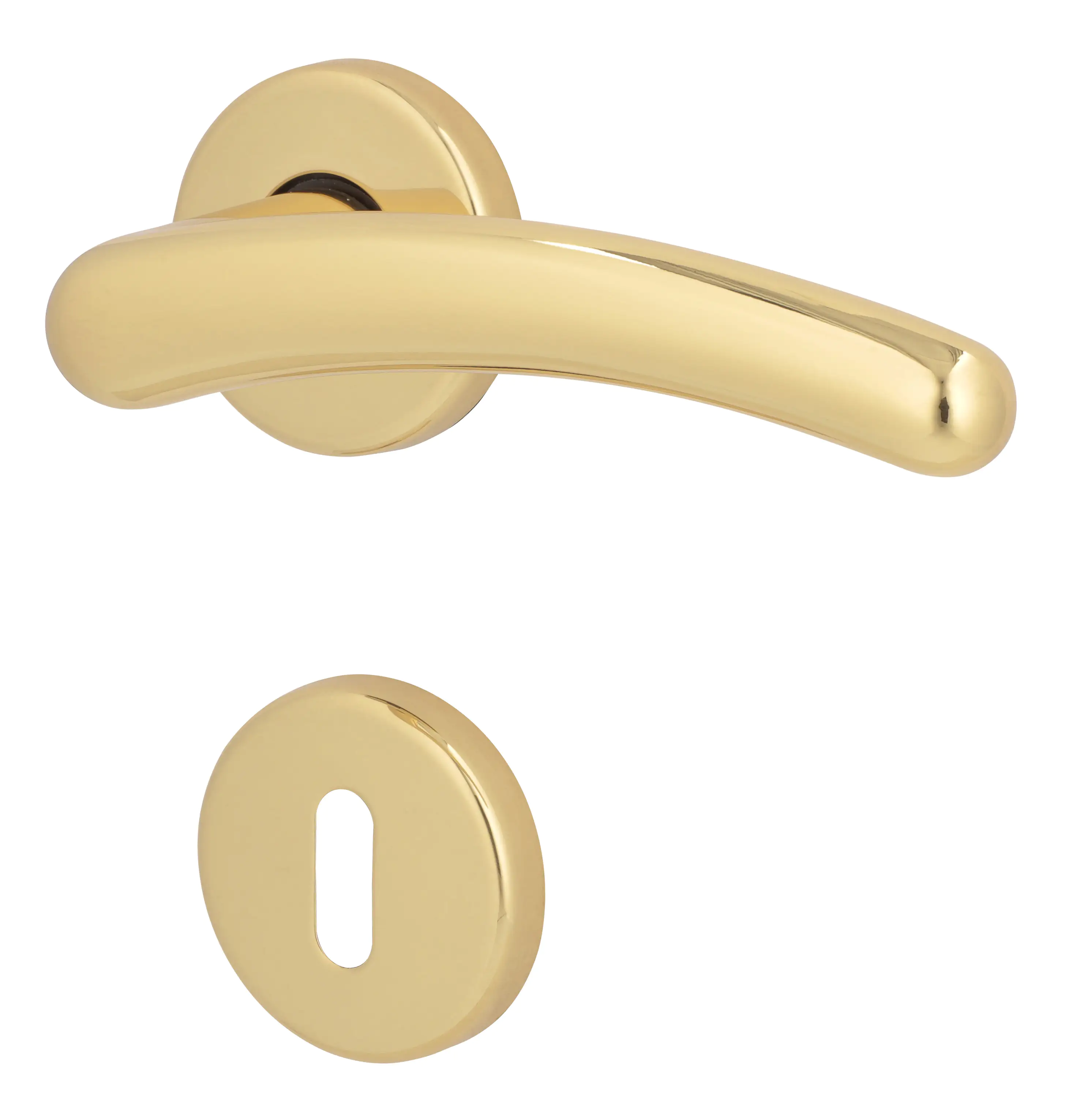 Alpertec BB-Rosettengarnitur Franziska Messing gold rund Alpertec BB-Rosettengarnitur Franziska Messing gold rund