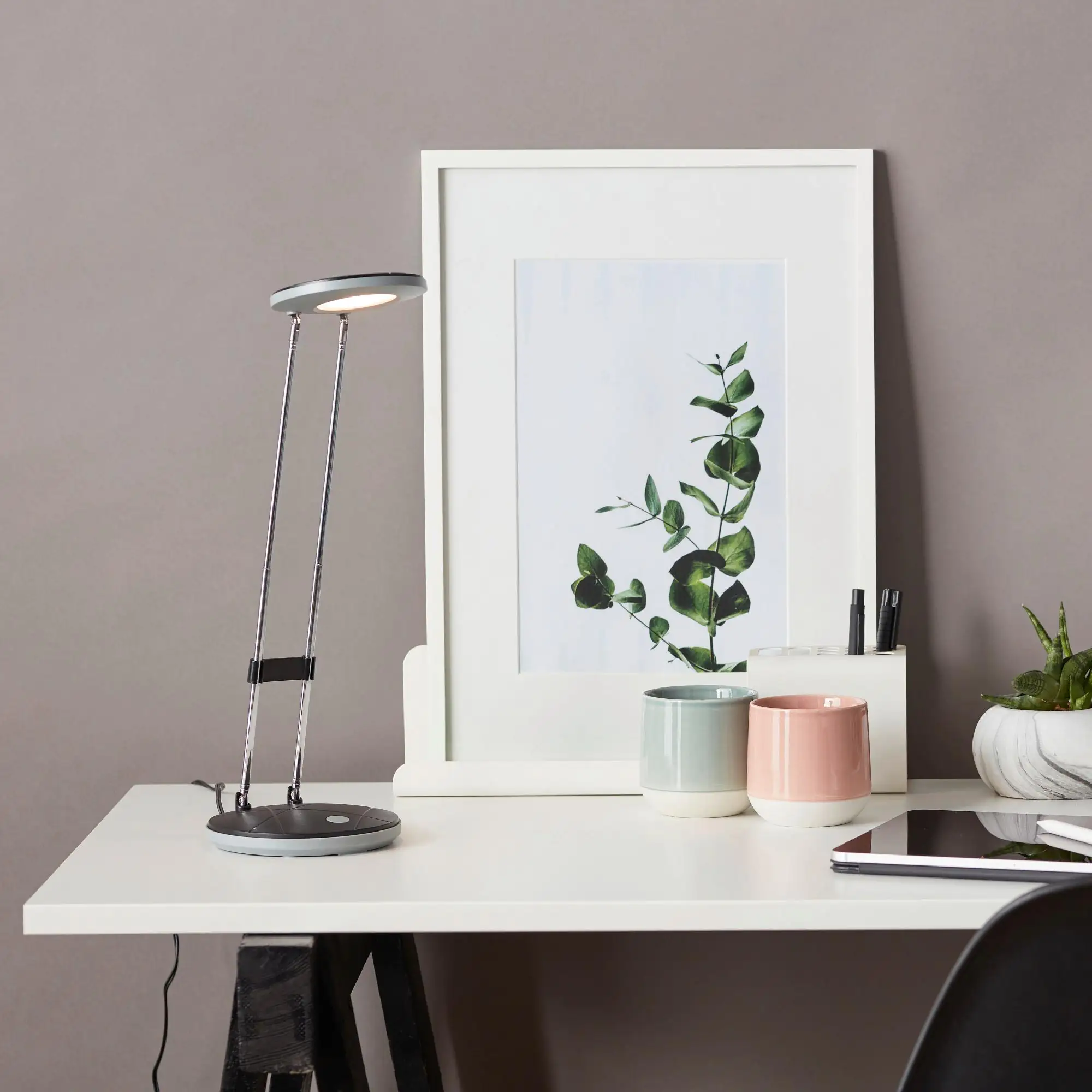 Brilliant LED Tischleuchte Venedig höhenverstellbar 3,5 W warmweiß