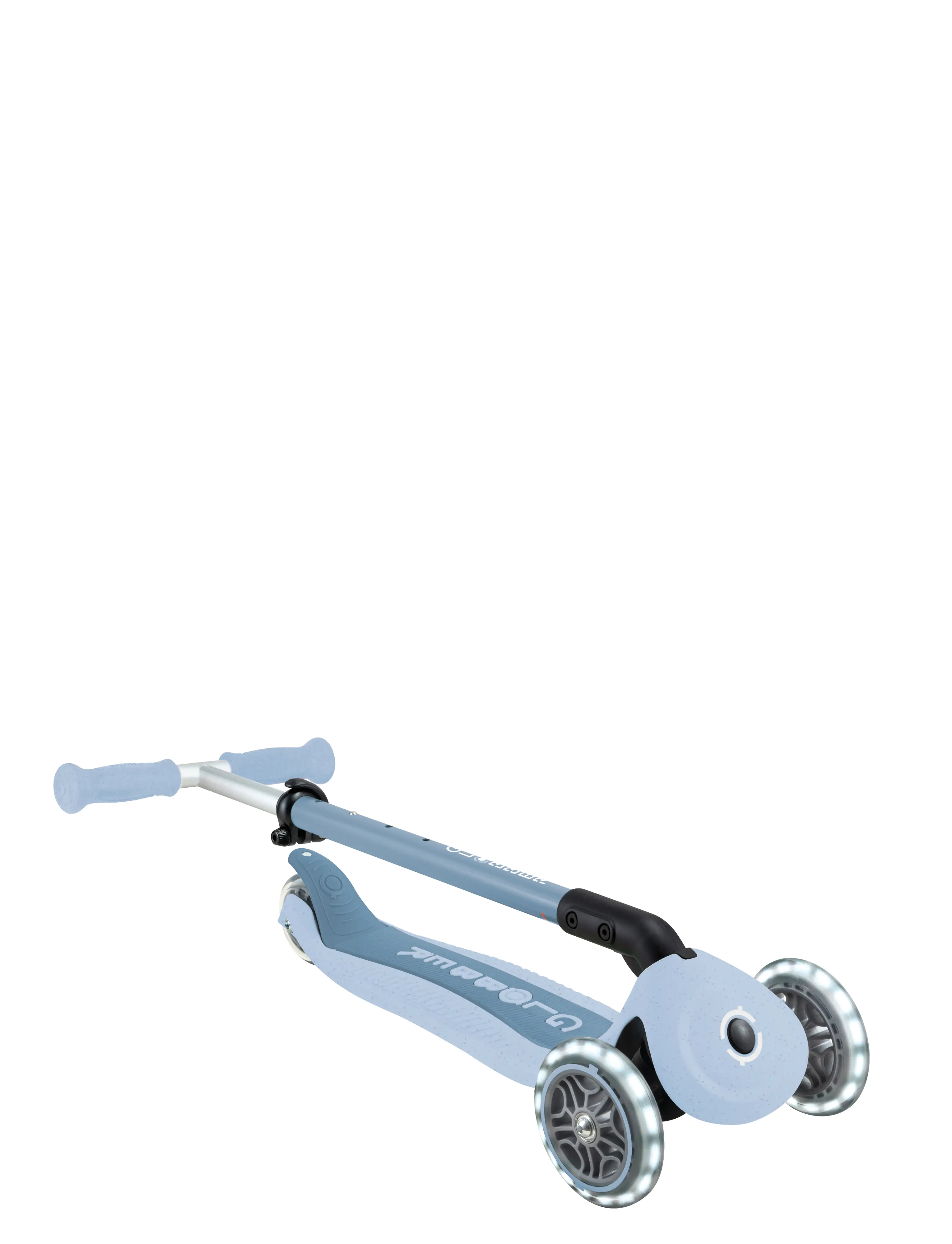 Globber 3-in-1 Fahrzeug Go-Up Active Lights Eco blaubeere mit Leuchtrollen