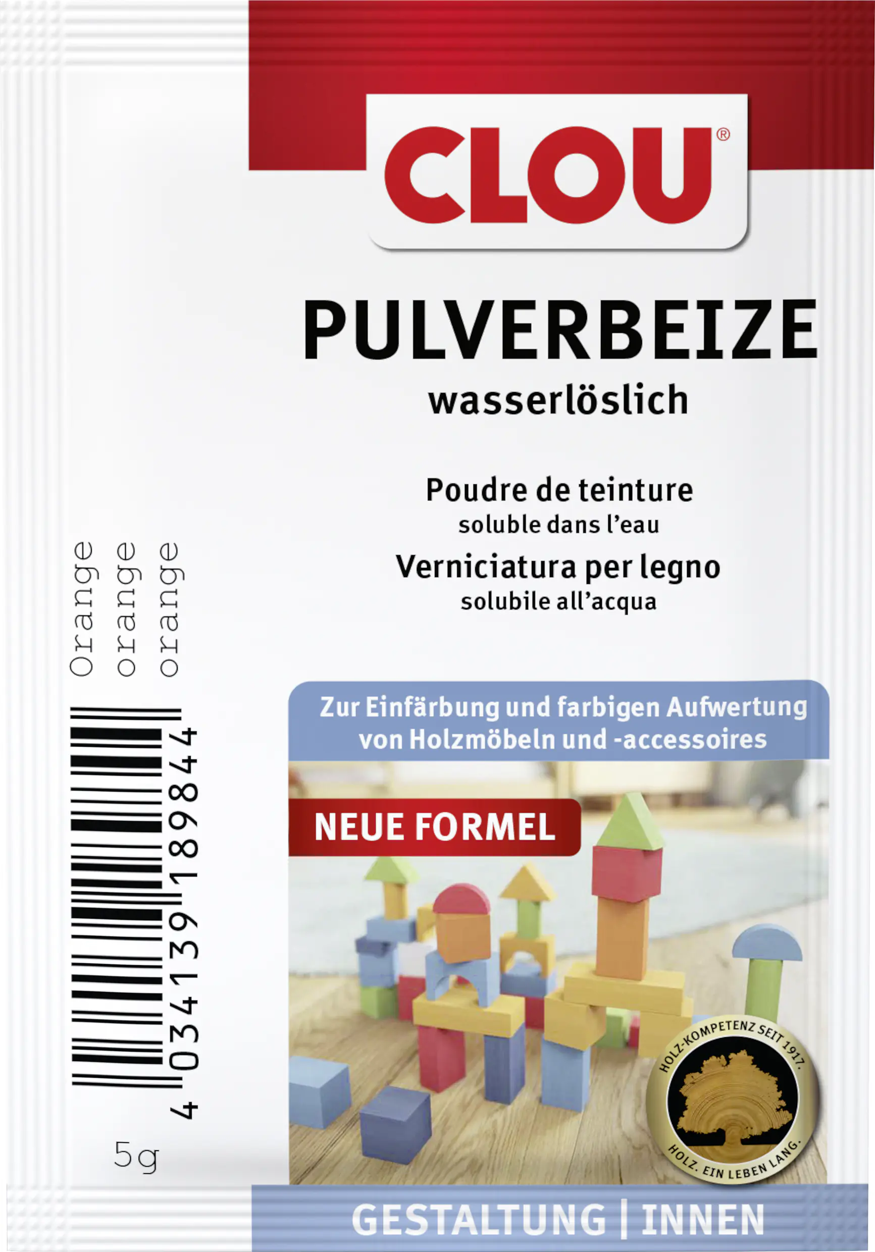 Clou Holzbeize 5 g orange