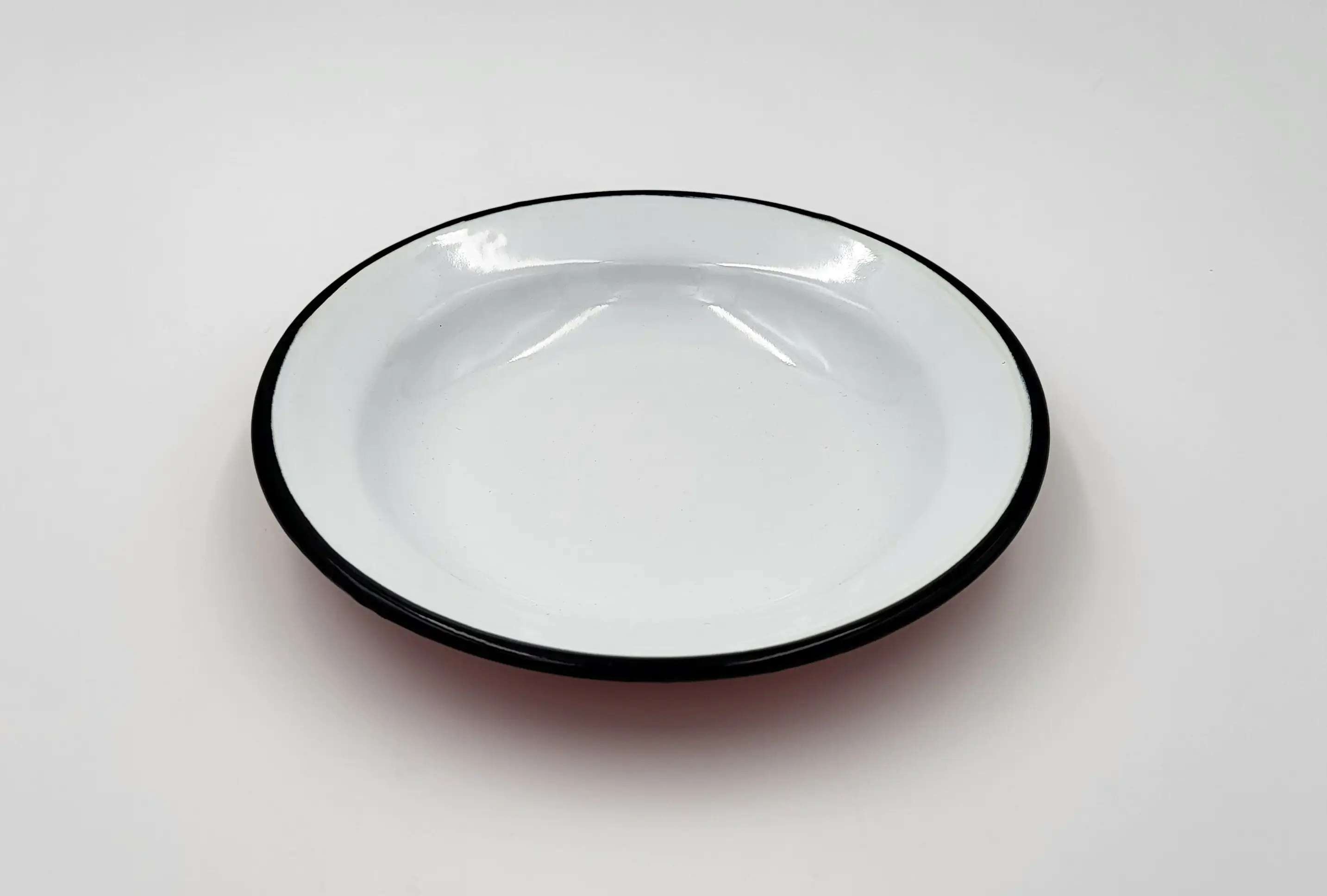 Su-Deco Teller 22 cm Ø flach rot weiss