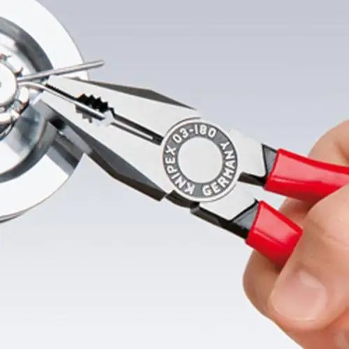 Knipex Kombizange 200 mm schwarz Mehrkomponenten-Hülle Knipex Kombizange 200 mm schwarz Mehrkomponenten-Hülle
