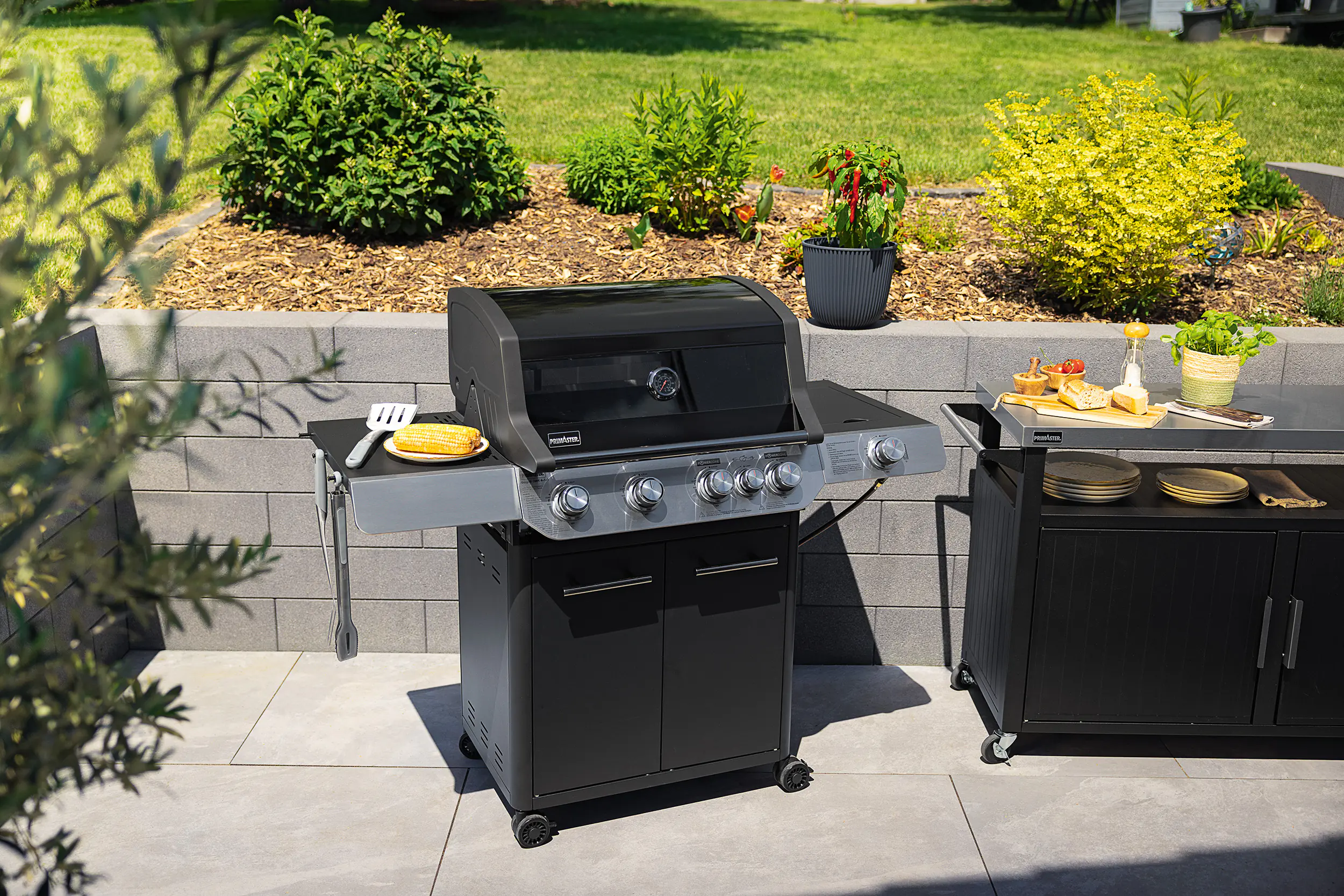 Primaster Gasgrill Cody Powerzone & Infrarotbrenner Grillfläche: 70 x 48 cm 