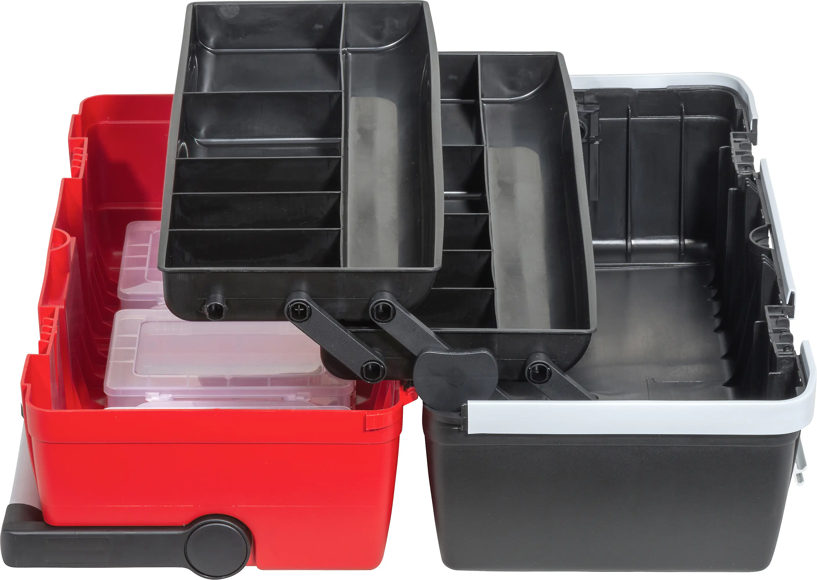 Allit Profi-Werkzeugkoffer McPlus AluC18 rot schwarz PP ohne Inhalt