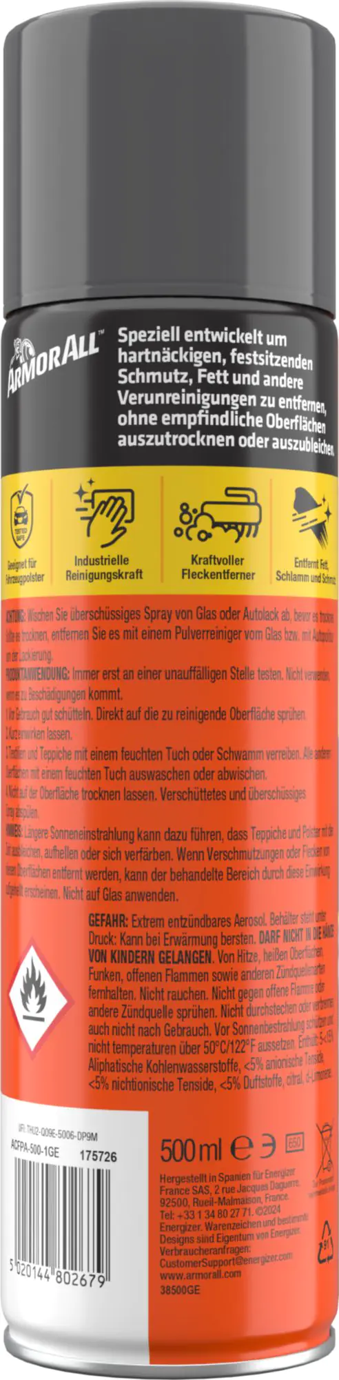Armor All Aktivschaumreiniger Universal 500ml