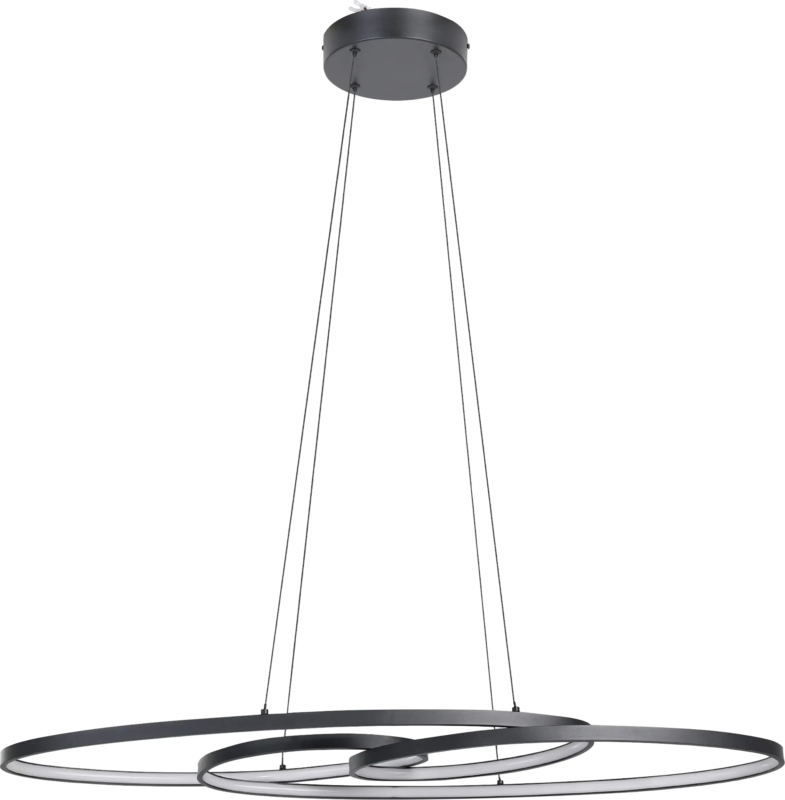 Eglo LED Pendelleuchte Gianella schwarz weiß 100 x 36 x 120 cm Eglo LED Pendelleuchte Gianella schwarz weiß 100 x 36 x 120 cm