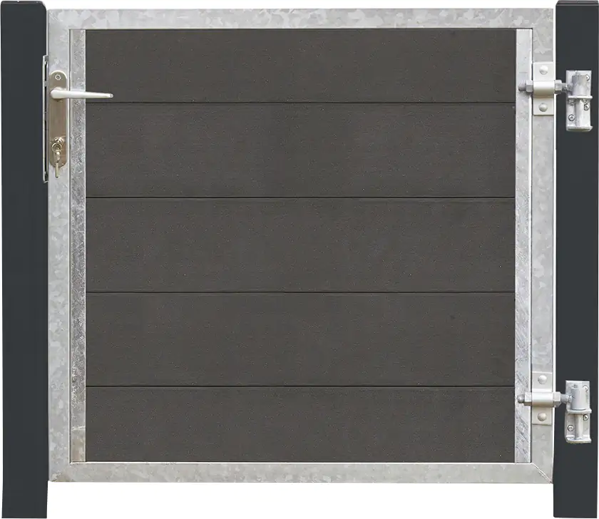 Plus WPC Tor Futura Rechts 115 x 91 cm inkl. Pfosten