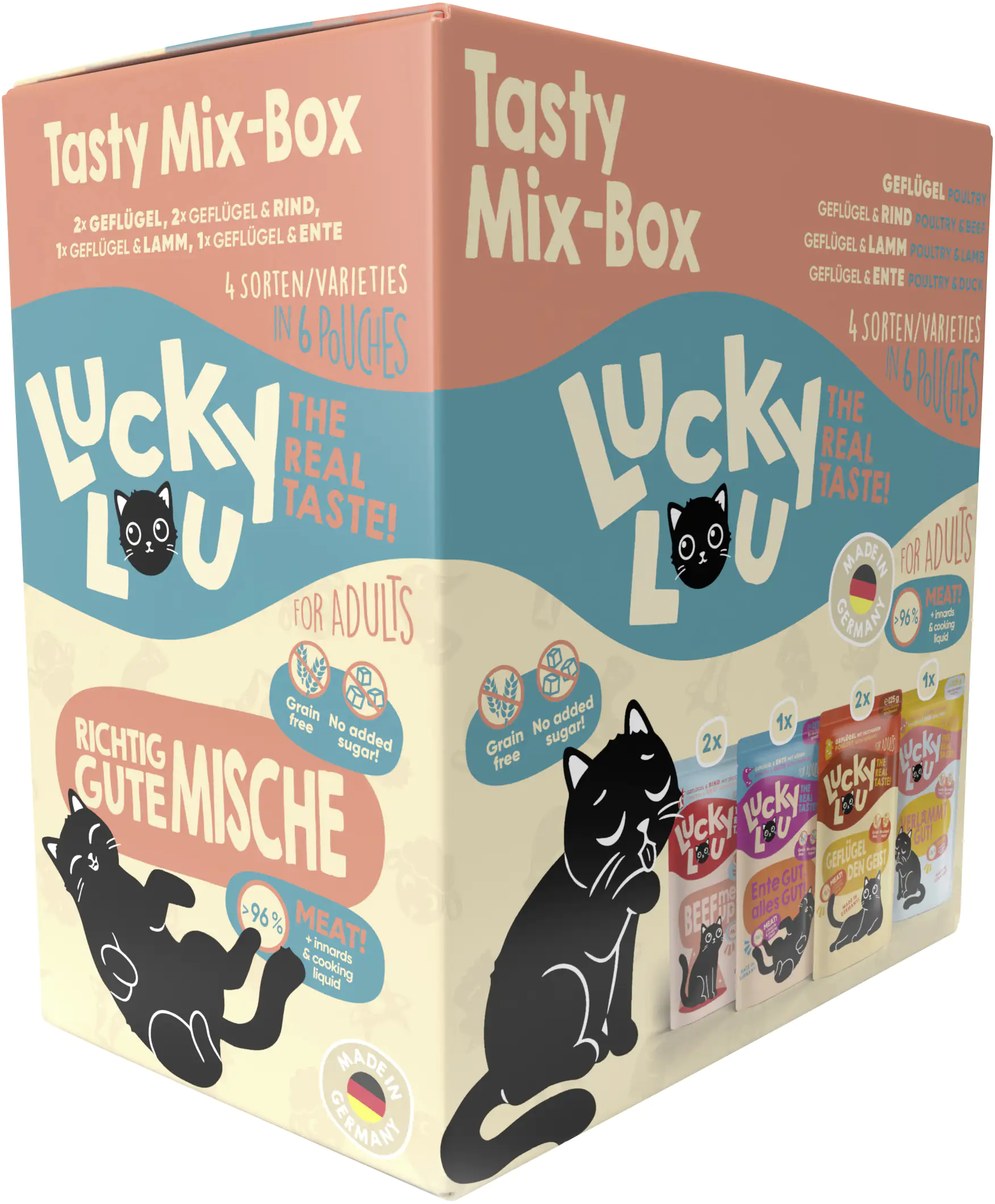 Lucky Lou Lifestage Adult Tasty-Mix 6x125g Lucky Lou Lifestage Adult Tasty-Mix 6x125g