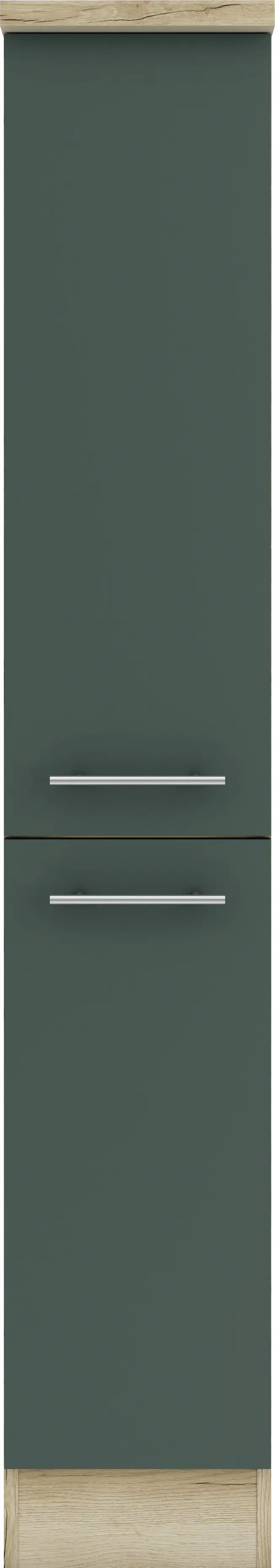 Optifit Apothekerschrank Savona 405 steingrün/eiche 30 cm