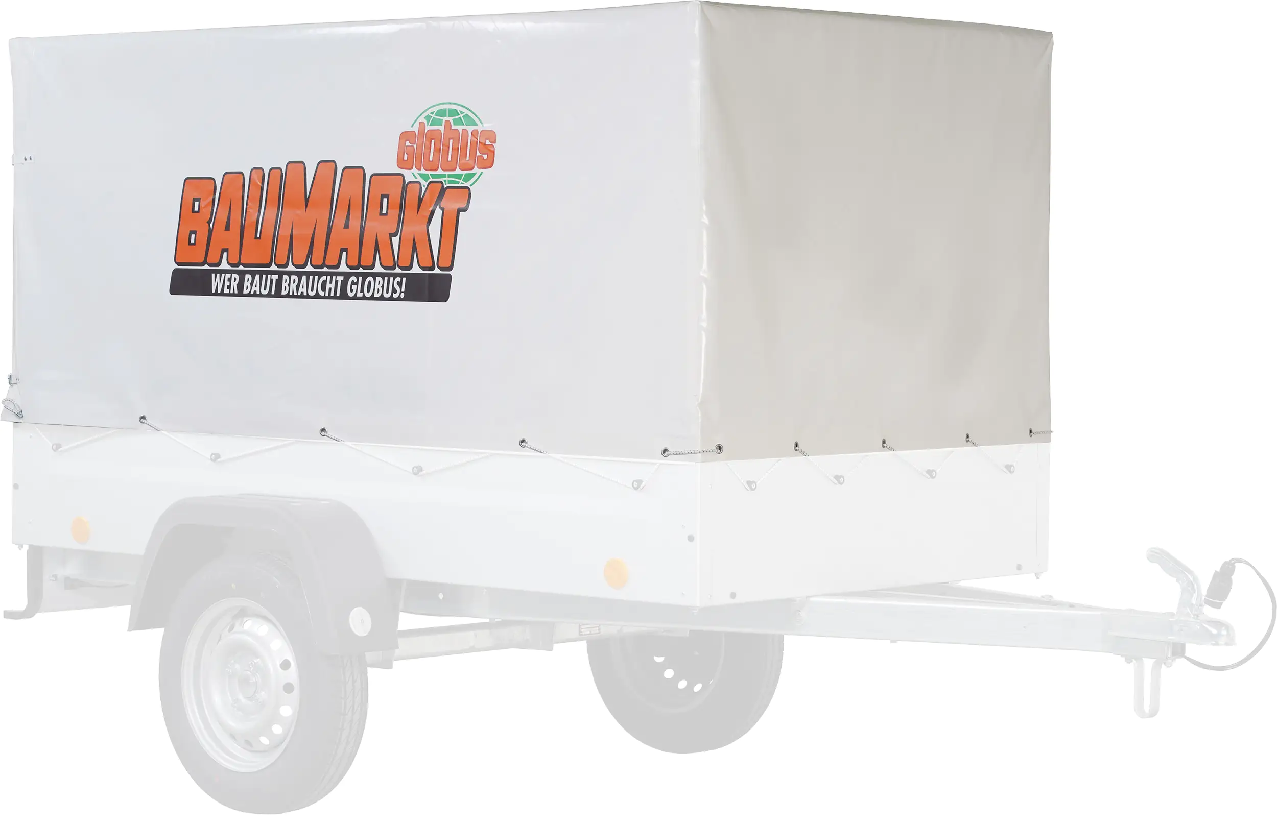 TPV Hochplanen-Set für EU2/EU2-AR/EB2 mit Hochspriegel+Hochplane mit Globus Aufdruck 80 cm