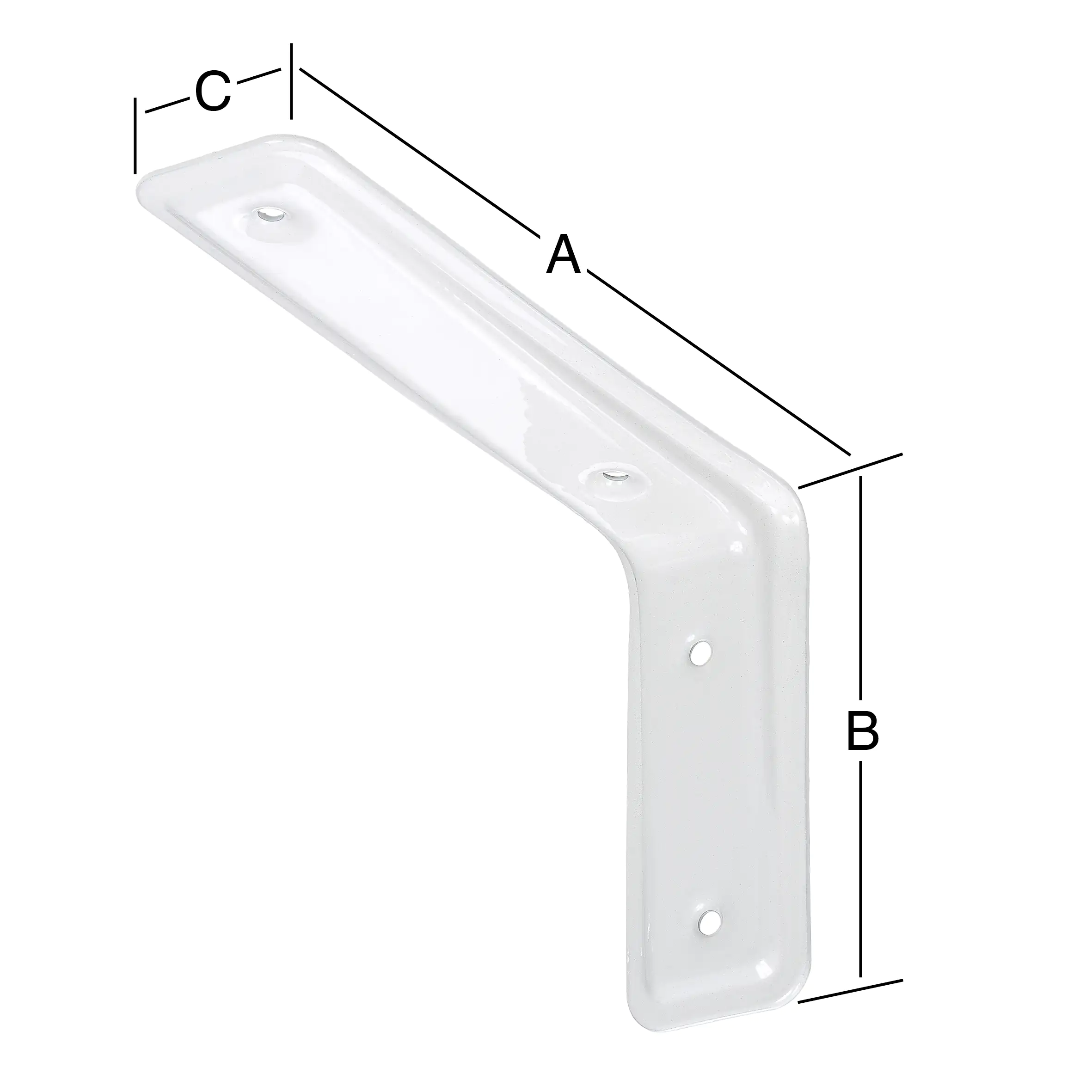 Vormann 3F-Konsolen weiß 31.5 x 20 cm