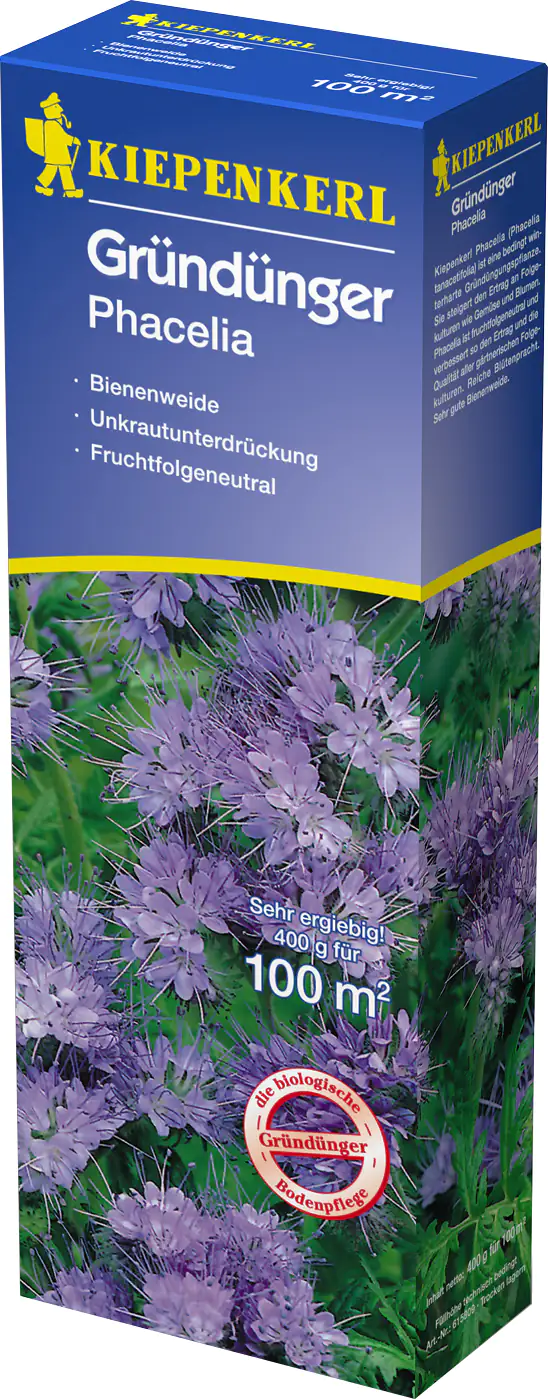 Kiepenkerl Gründünger Phacelia Phacelia tanacetifolia, Inhalt: 400 g