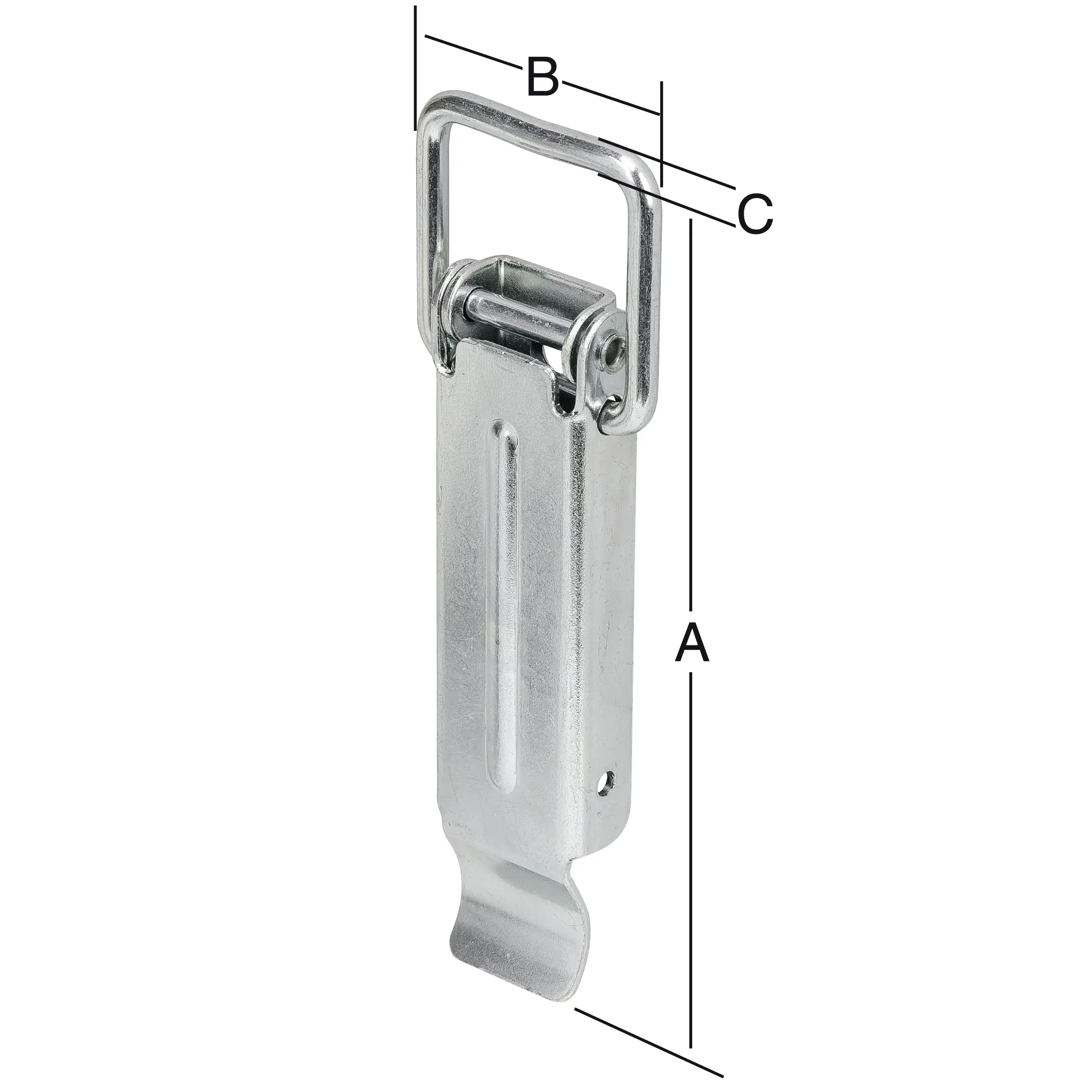 Vormann Spannverschlüsse verzinkt 110 x 37 x Ø 4.0 mm