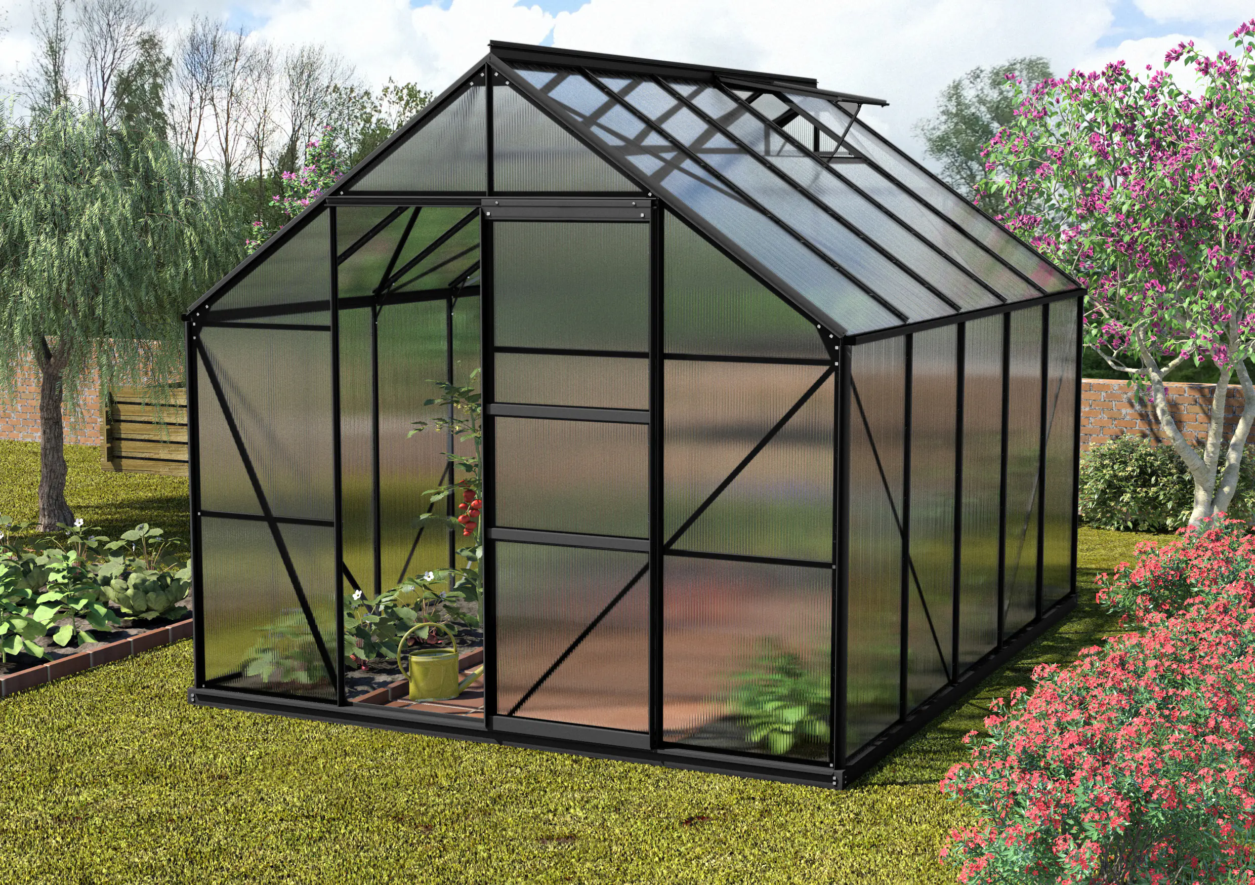 Vitavia Gewächshaus Merkur 8300 254 x 317 cm 6 mm Hohlkammerplatten