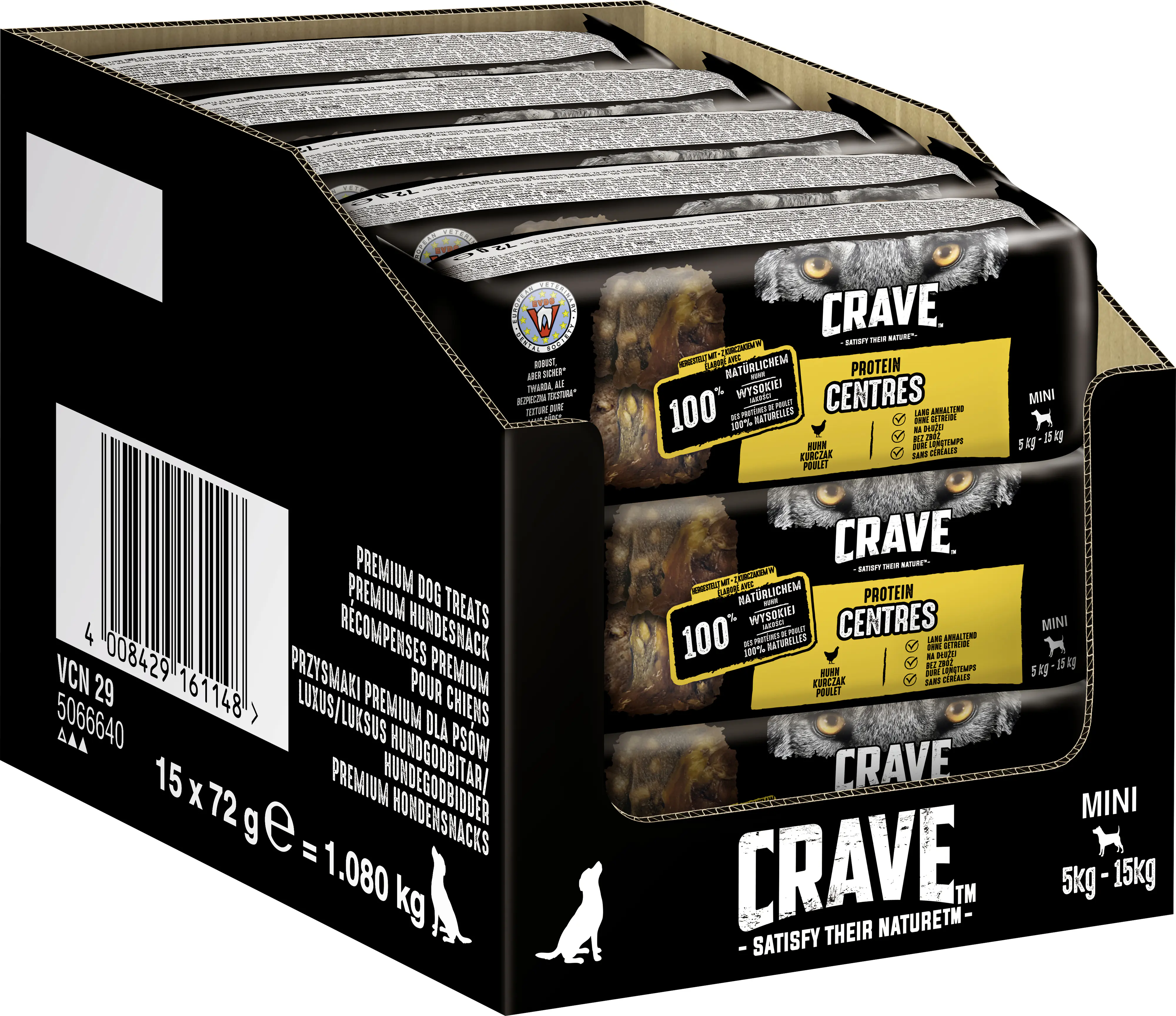 Crave Protein Centres Hundeleckerli 72 g Huhn