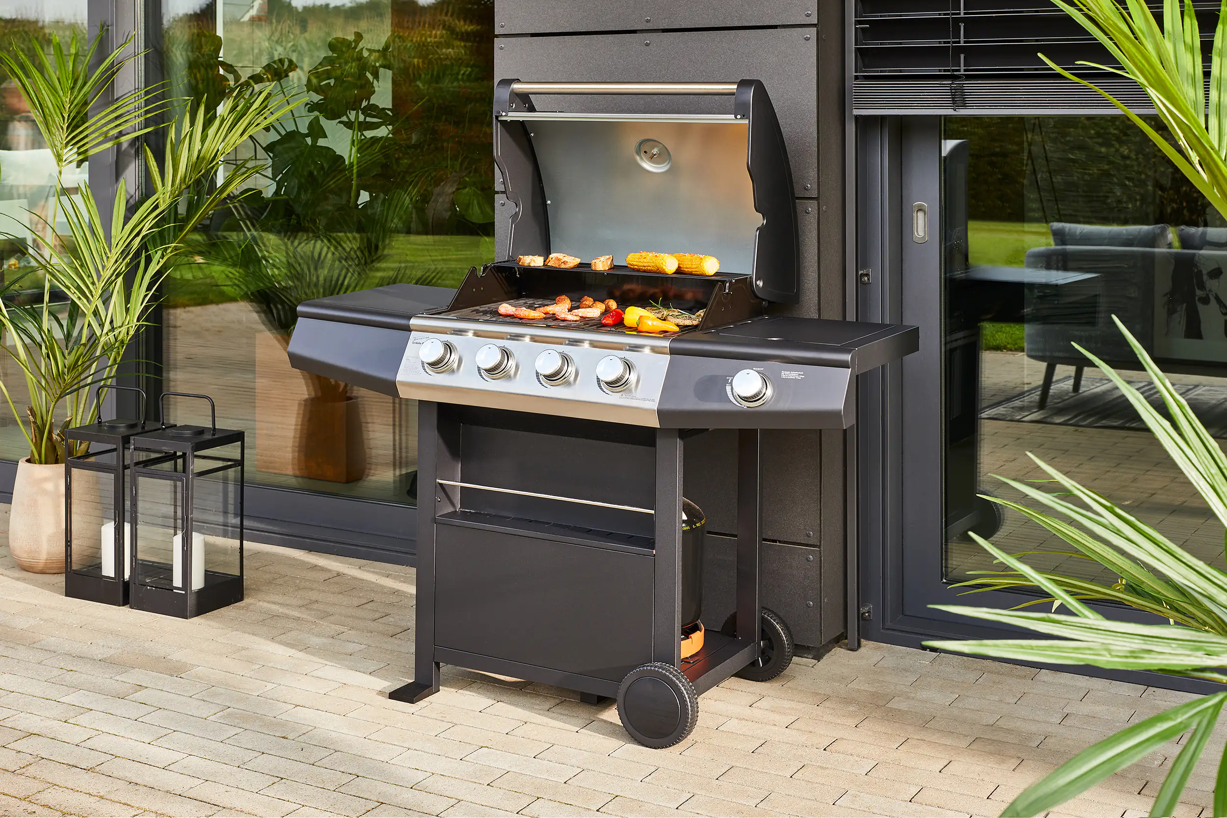 TrendLine Gasgrill Cordoba 410 Grillfläche: 63,5 x 40 cm